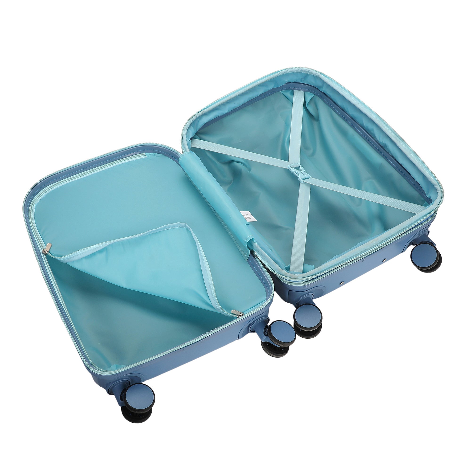 Disney Lilo & Stitch Peeking Rubber Badge 20" 4-Wheel Roling Luggage