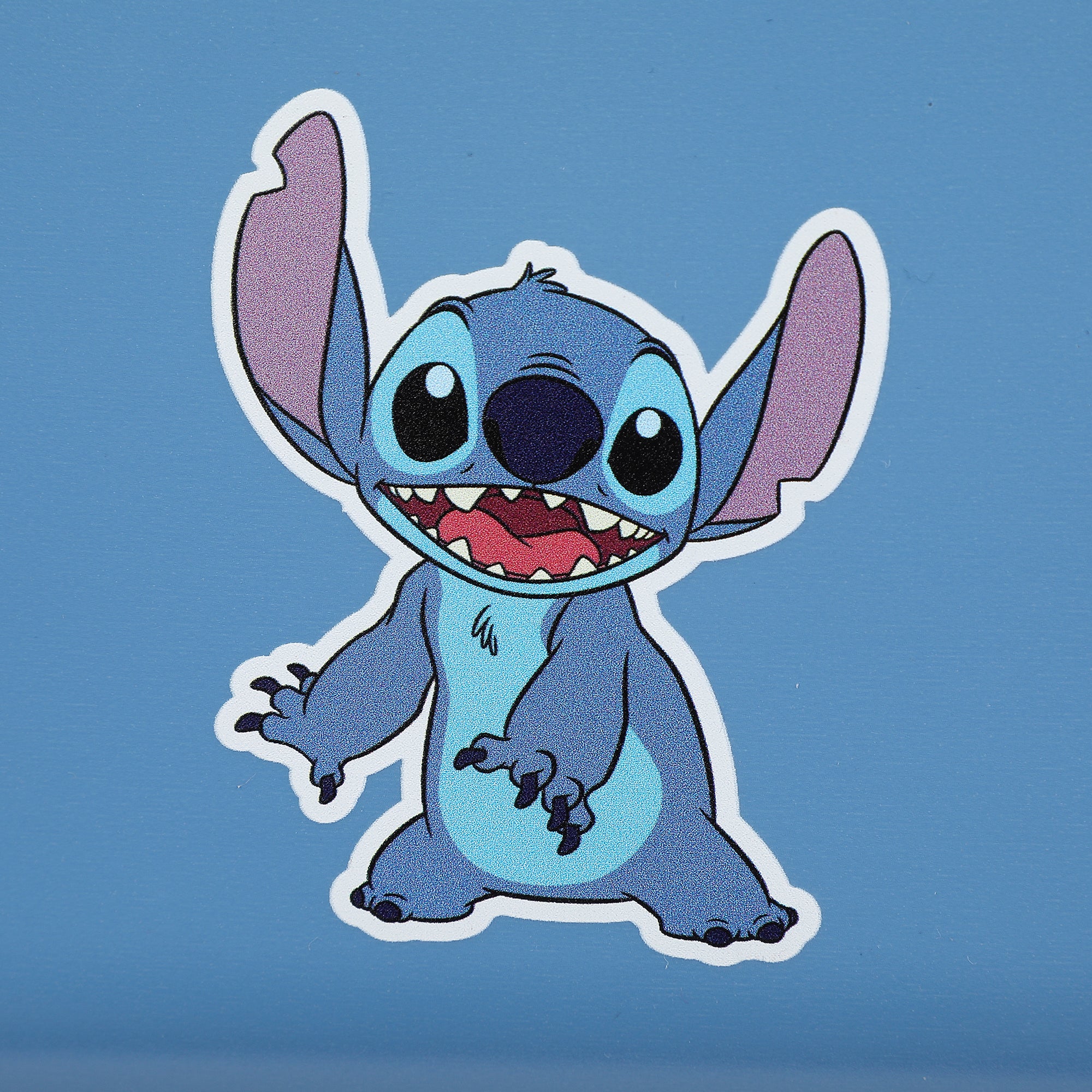 Disney Lilo & Stitch Peeking Rubber Badge 20" 4-Wheel Roling Luggage