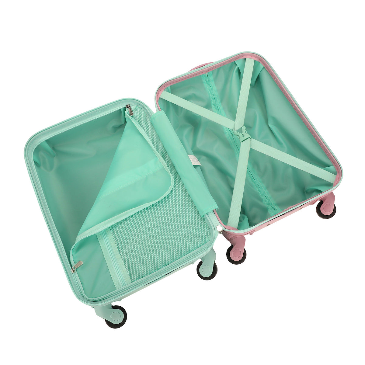 Lilo & Stitch Dual-Side Tropical Stitch & Angel Print 20" Adult ABS Luggage