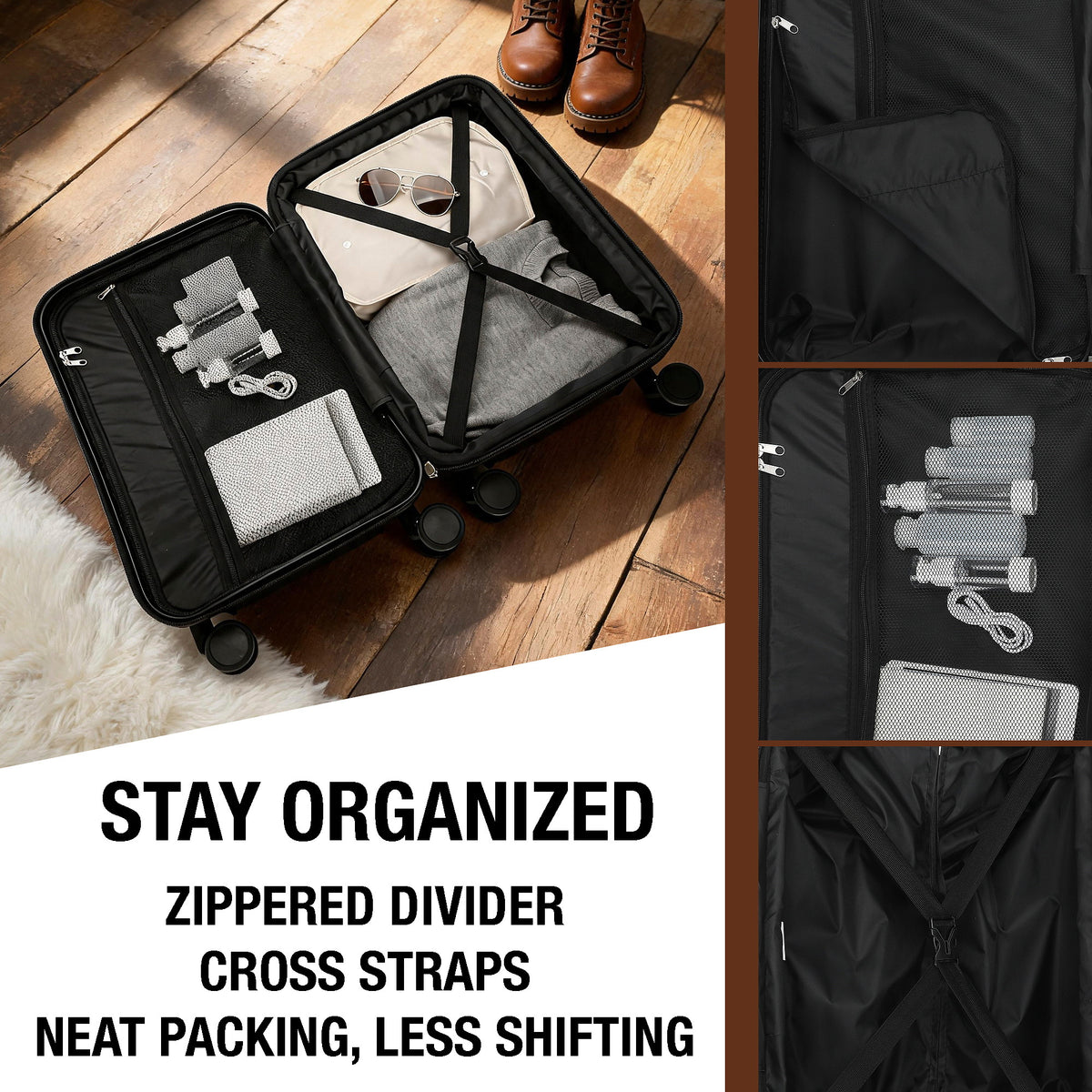 Realtree ABS Hardside Luggage for Travel and Fandom