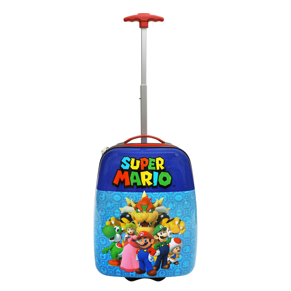 マリオ Super Mario 16.5-Inch ABS Youth Carry-on Luggage with Trolley