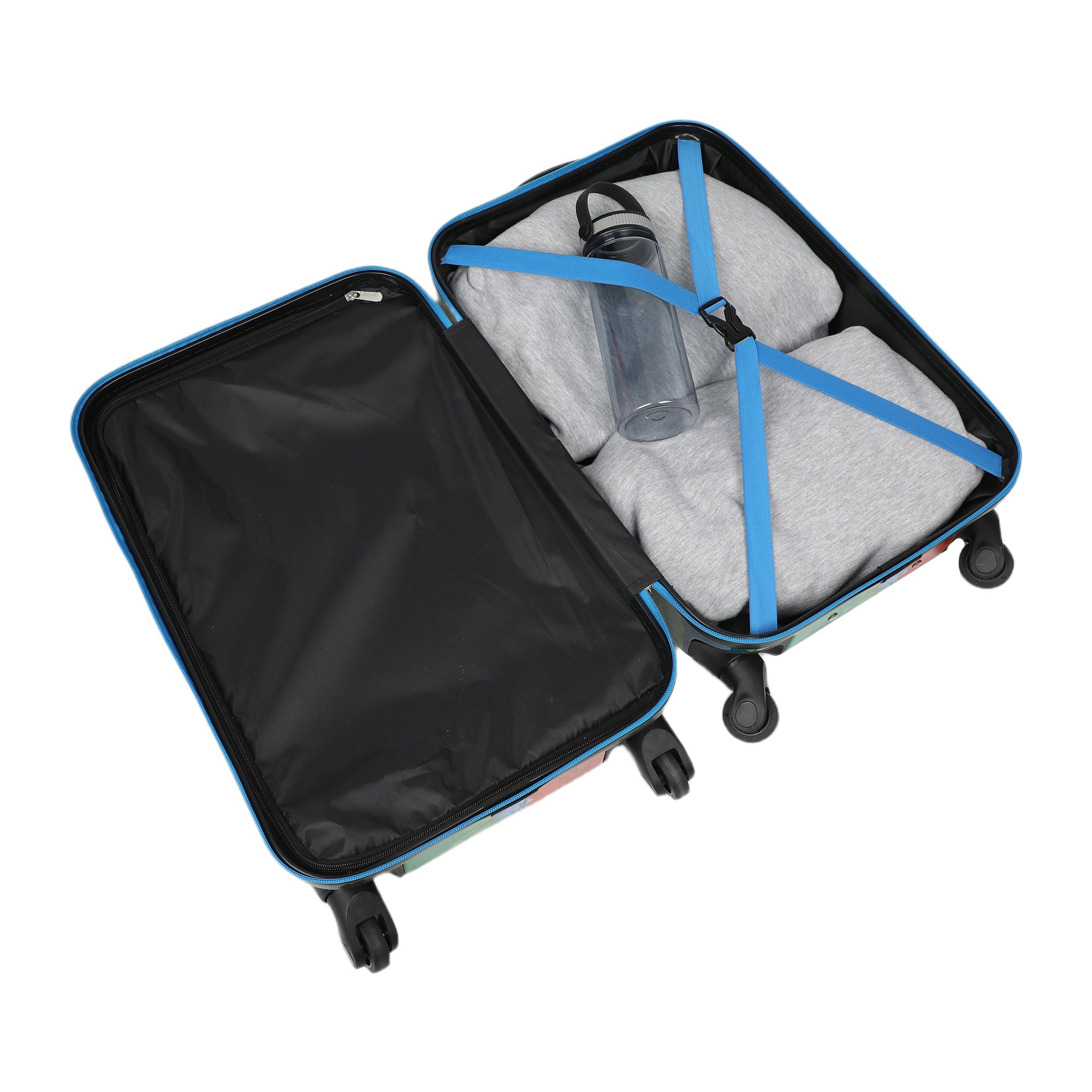 Lilo and Stitch 3-Piece Luggage Set - 20", 24", and 28" Rolling Suitcases