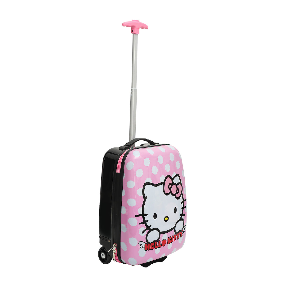 Hello Kitty 16 Inch Telescopic Youth Carry-on Luggage Suitcase for Toddler
