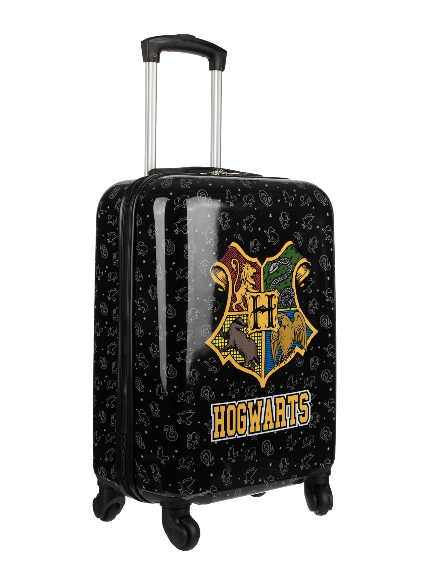 20 Harry Potter ABS Carry-on Luggage with PC Film, Black Crest OSFA
