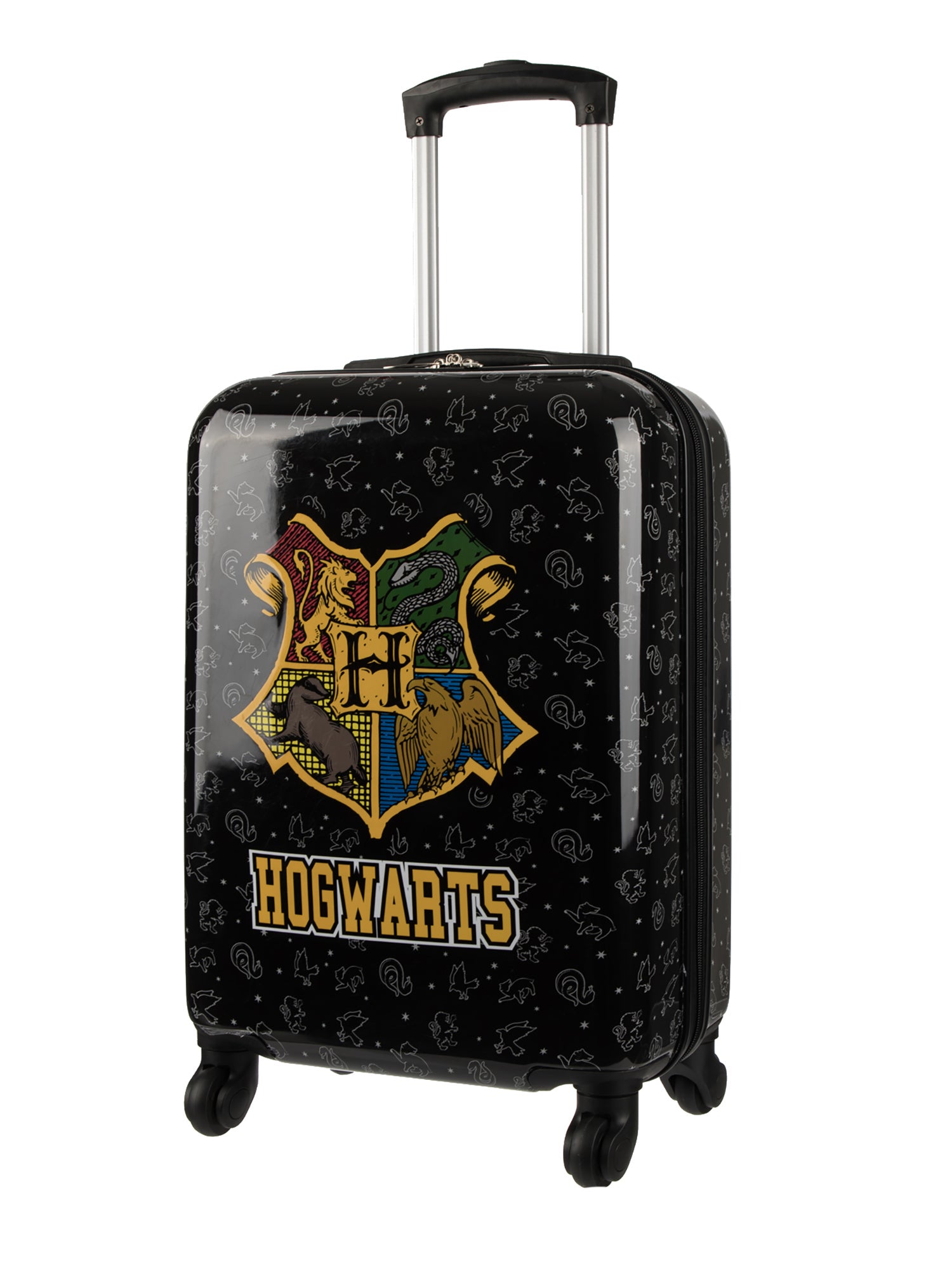 20 Harry Potter ABS Carry-on Luggage with PC Film, Black Crest OSFA
