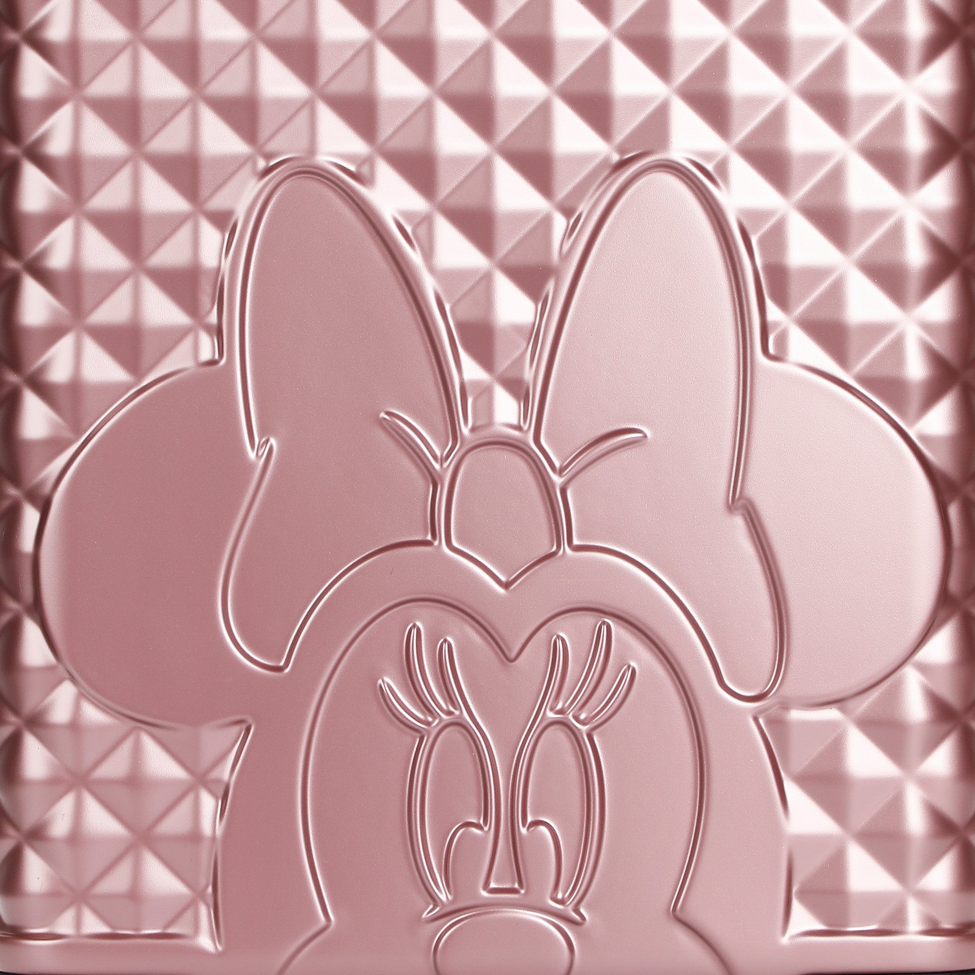 Minnie Mouse Classic Peek-a-Boo Minnie Pink Adult 24" Rolling Luggage