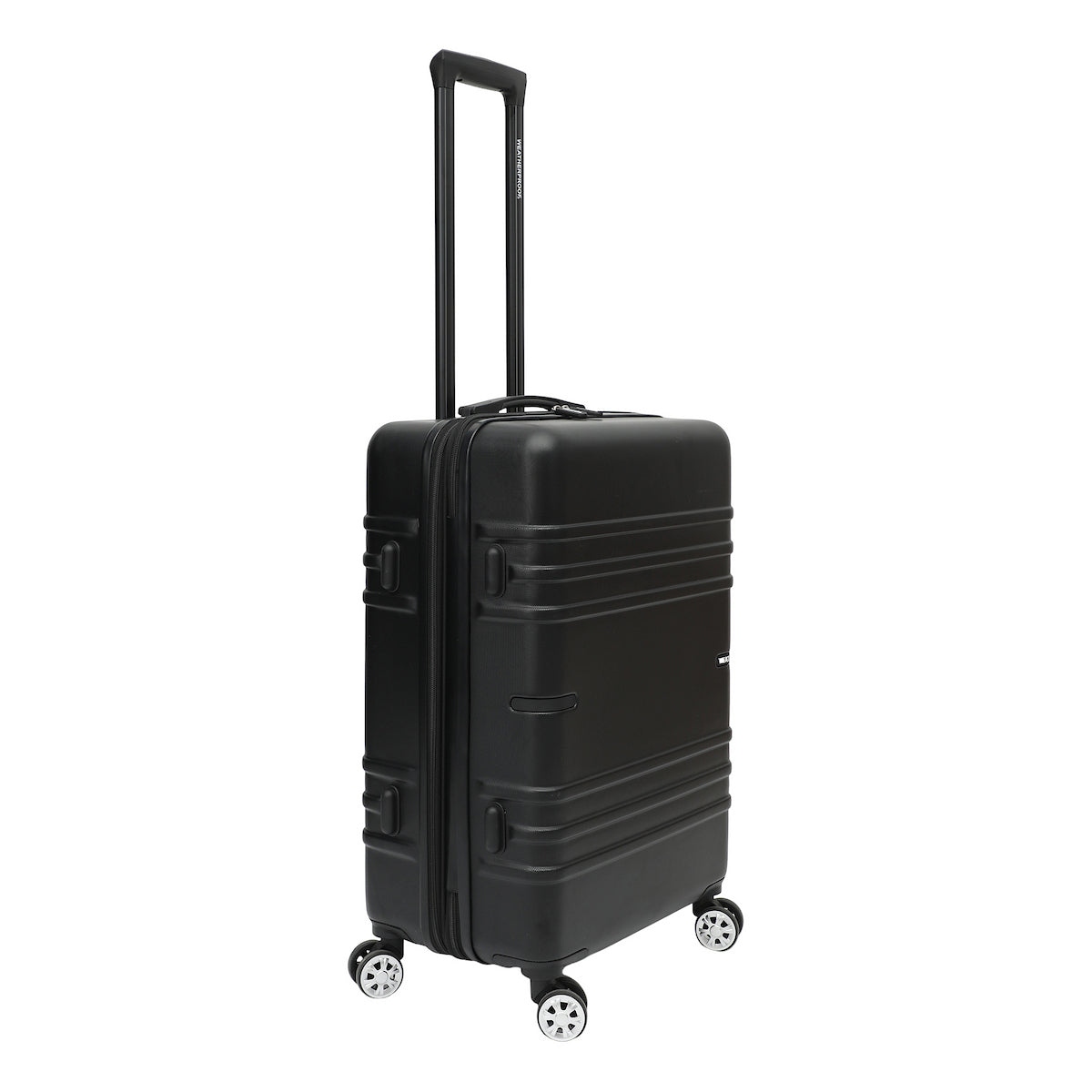 Weatherproof 24 in. Black Wrapped Carry-On Rolling Luggage