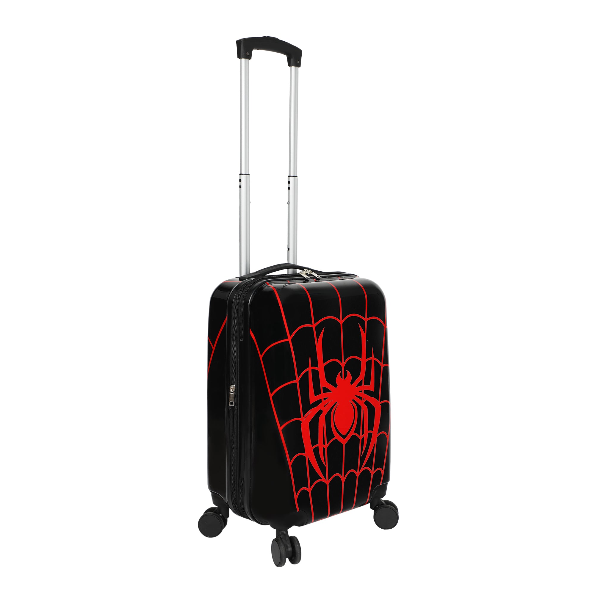Spider-Man Web Logo 20" Carry-On Luggage With Wheels And Retractable Handle