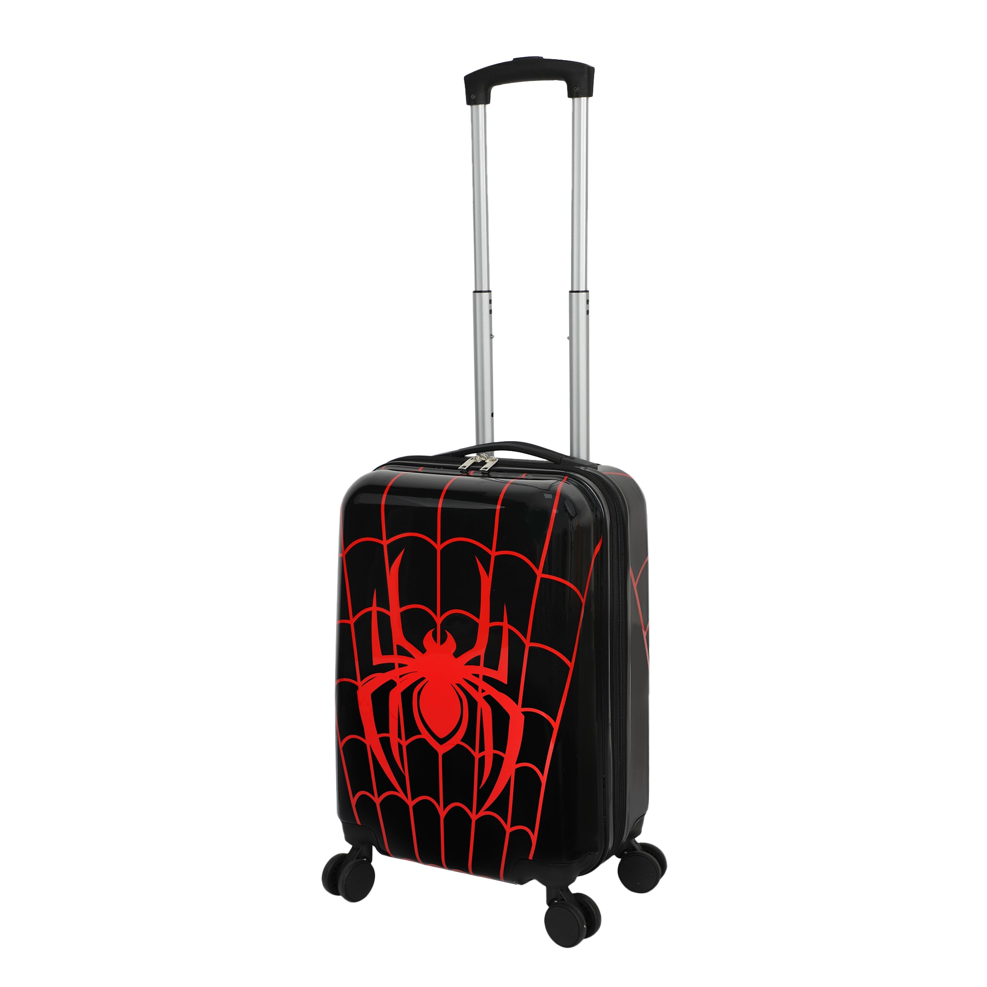 Spider-Man Web Logo 20" Carry-On Luggage With Wheels And Retractable Handle