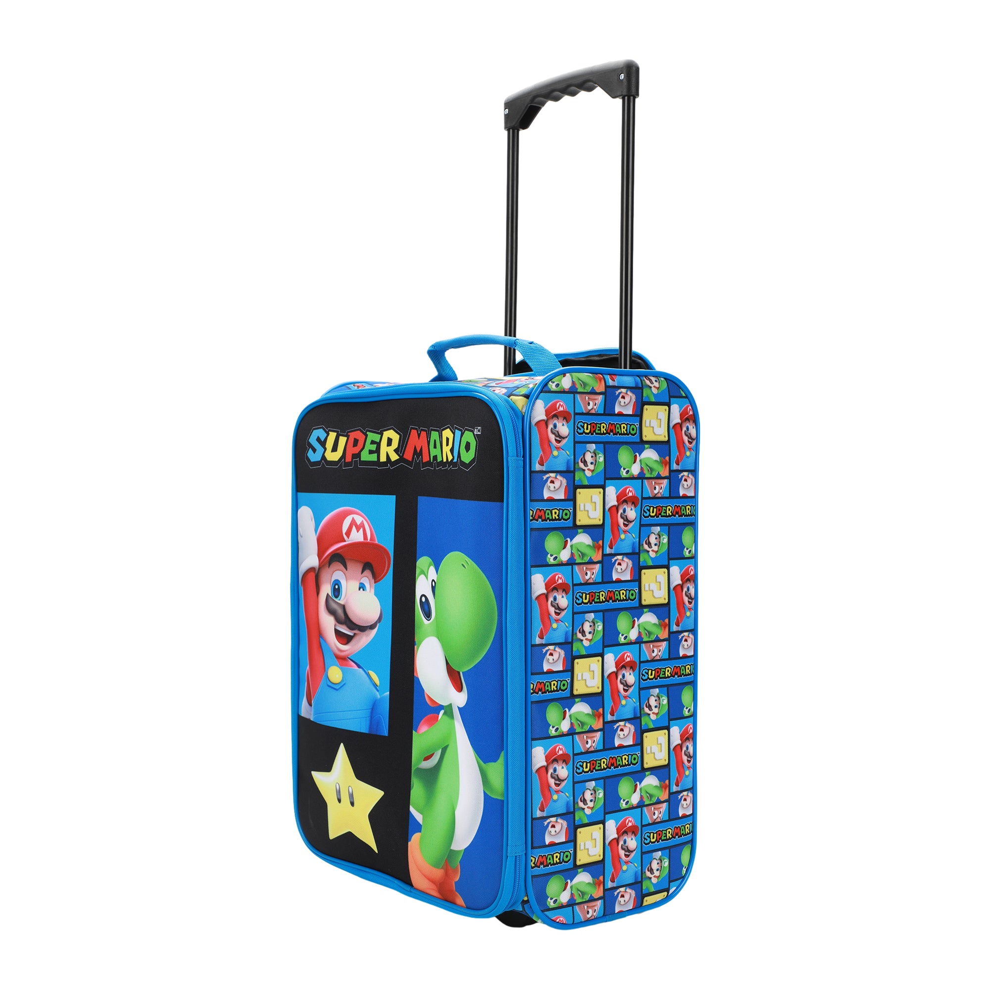 Super Mario Bros Mario & Yoshi Blue 18in Pilot Case