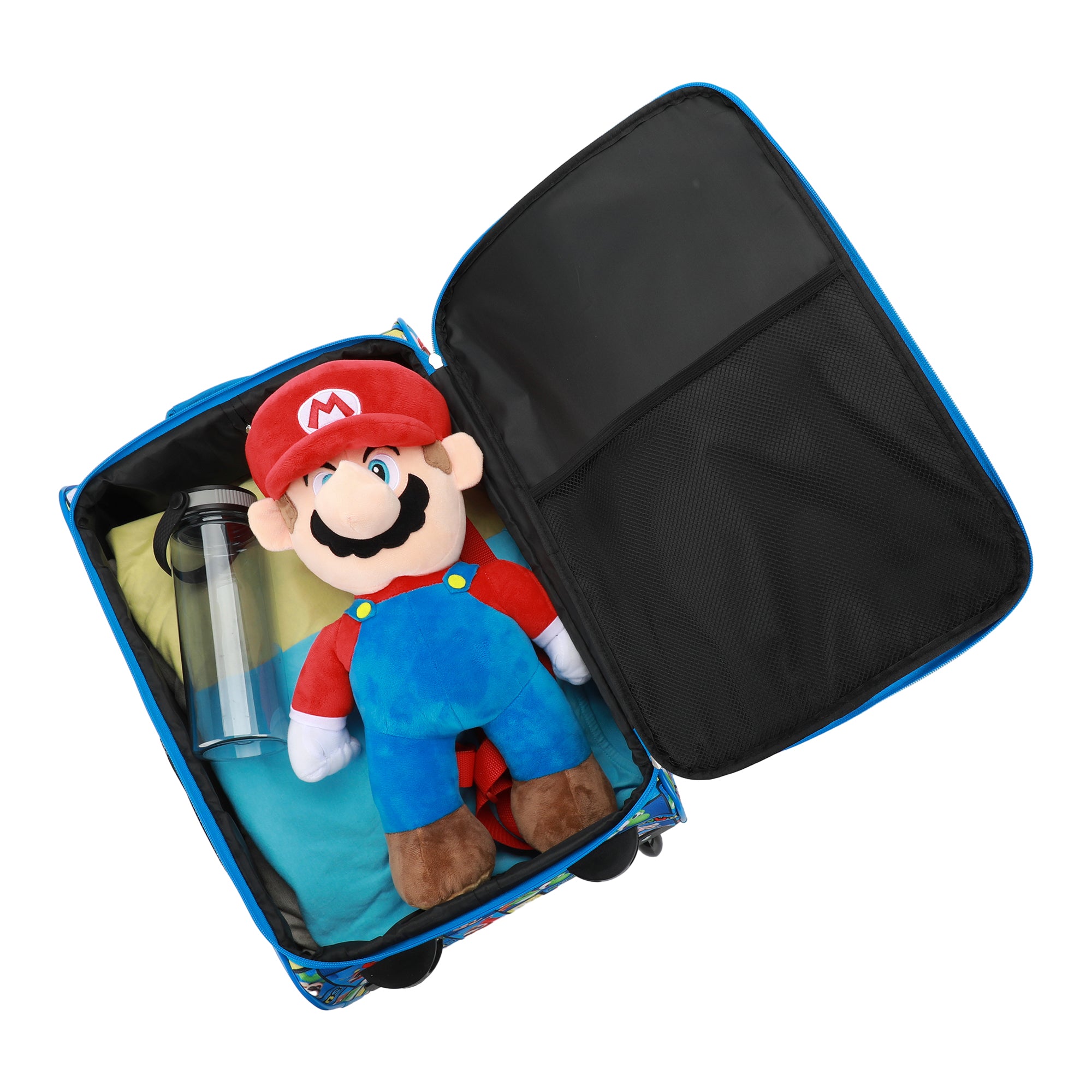 Super Mario Bros Mario & Yoshi Blue 18in Pilot Case