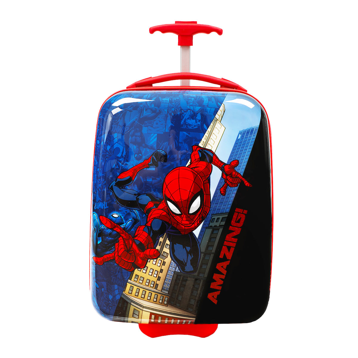 Spider-Man Amazing Web-Swinging Blue & Red 16.5" Rolling Toddler Luggage