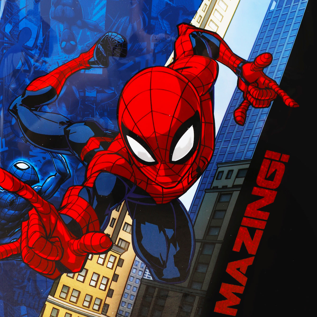 Spider-Man Amazing Web-Swinging Blue & Red 16.5" Rolling Toddler Luggage