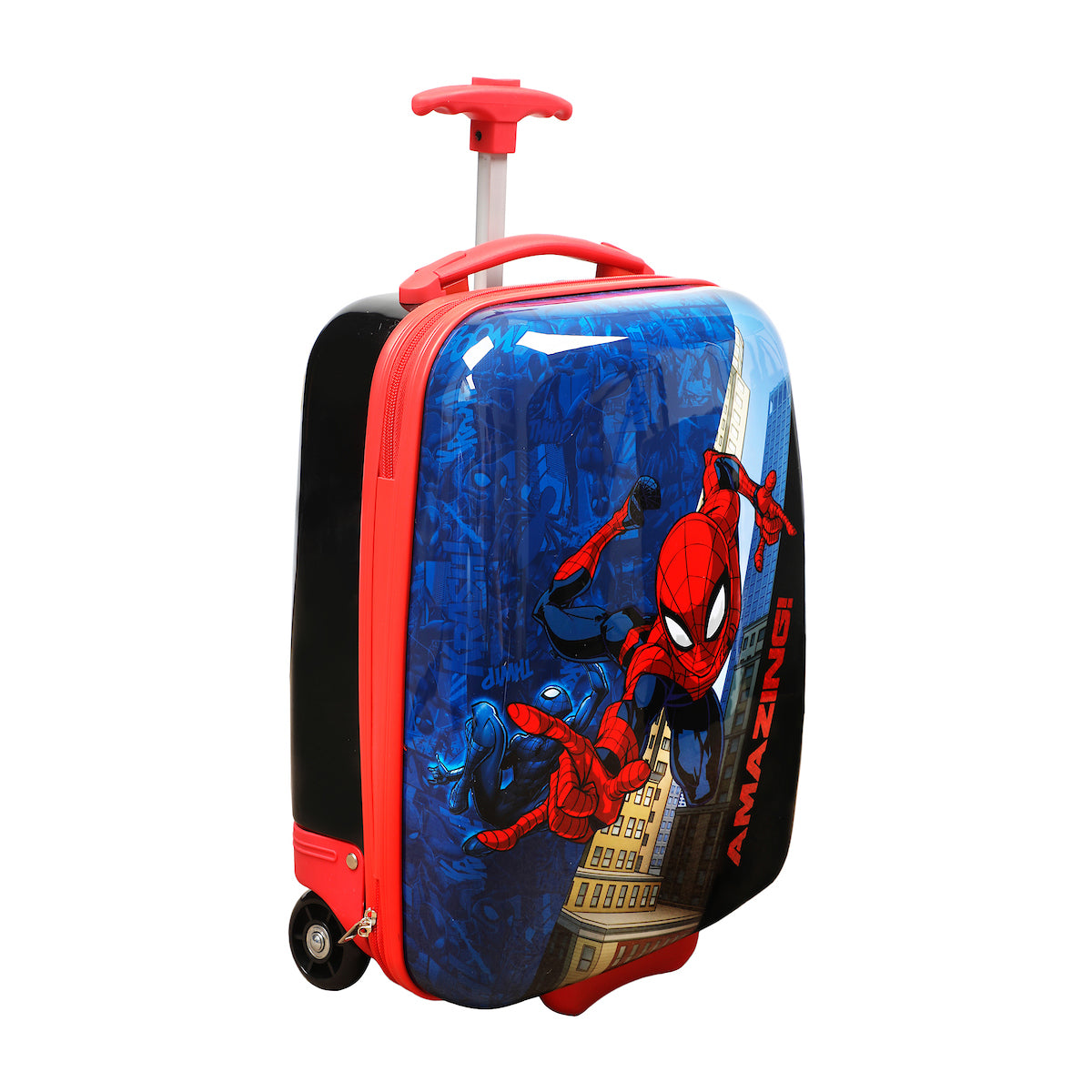Spider-Man Amazing Web-Swinging Blue & Red 16.5" Rolling Toddler Luggage