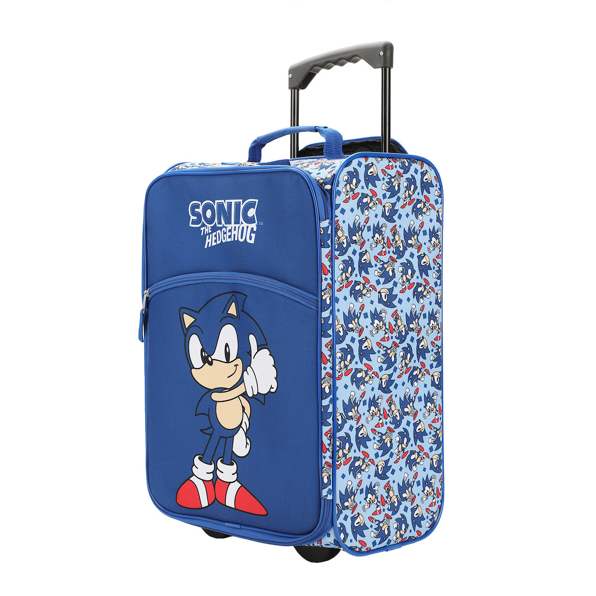 Sonic The Hedgehog Thumbs Up Blue 18" Soft-Sided Luggage