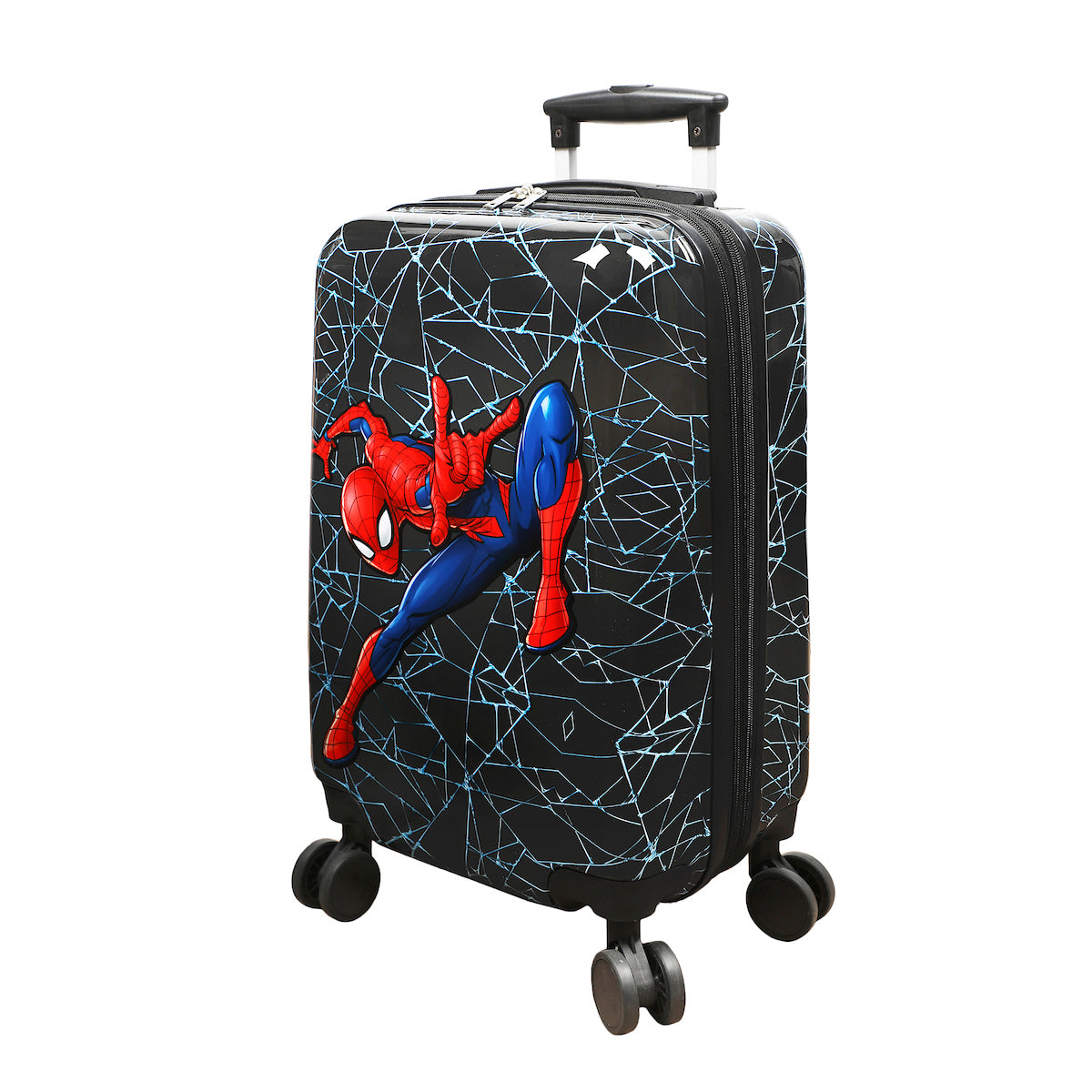 Spider-Man Spider Webs Black 20" Rolling Luggage