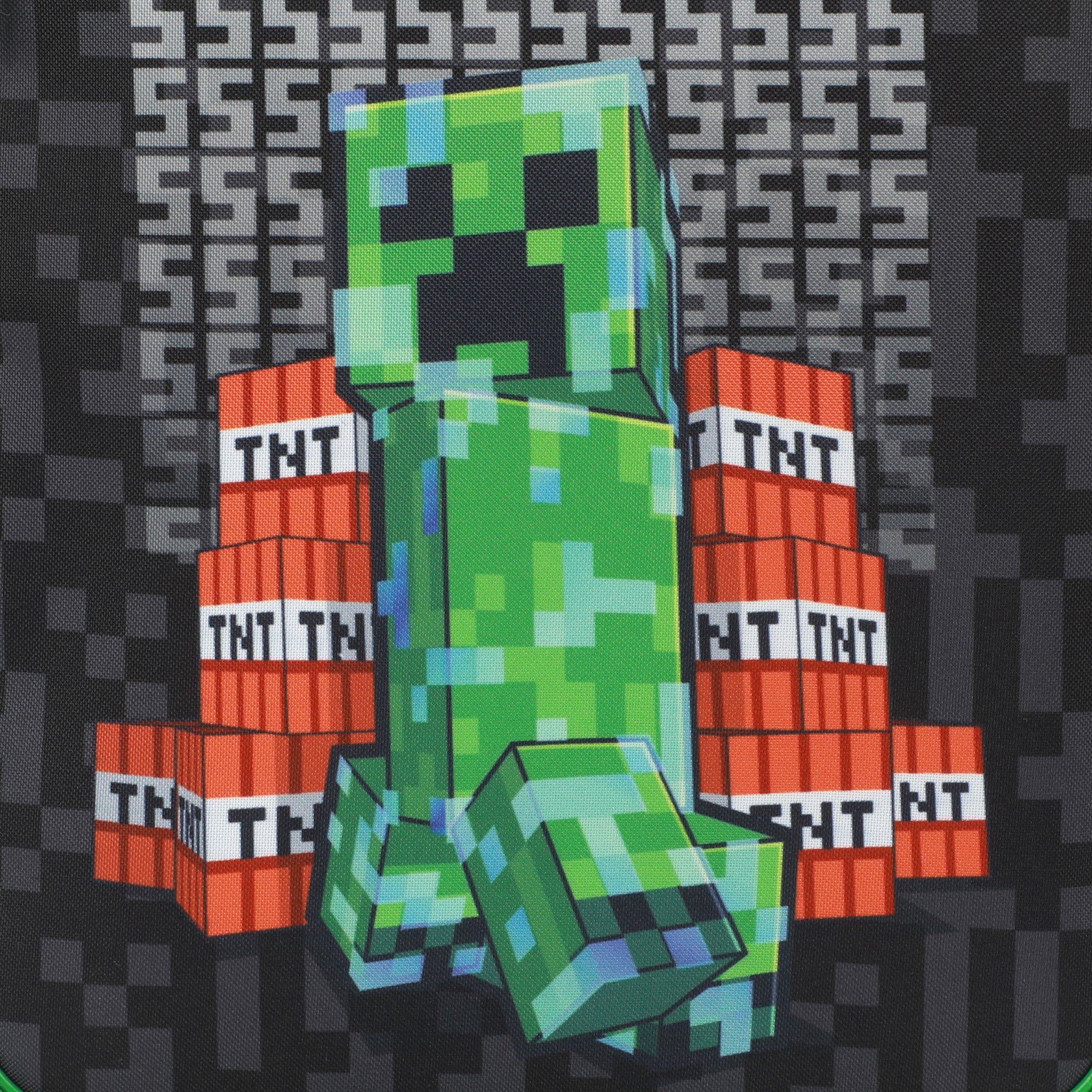 Minecraft Creeper TNT Black 18" Pilot Case