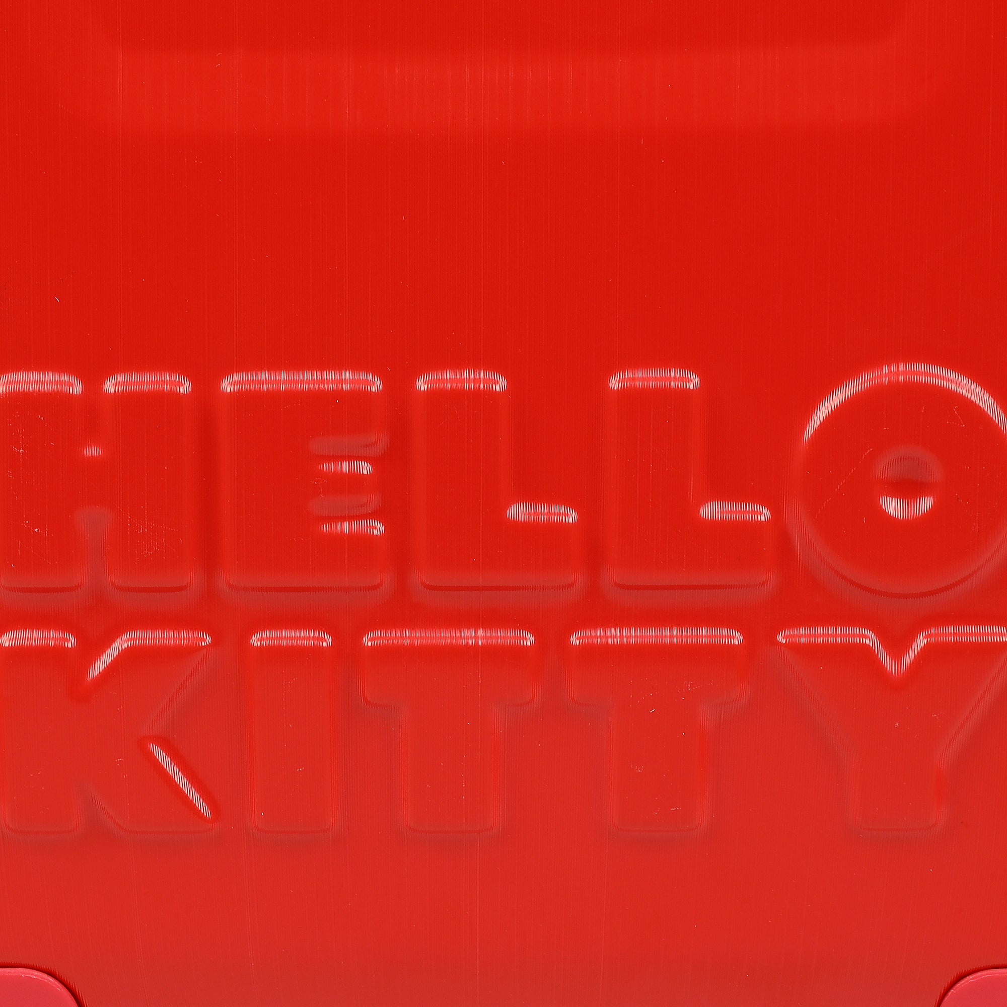 Hello Kitty Character Print Red 20" Carry-On Adult Hardside Carry-On Rolling Luggage