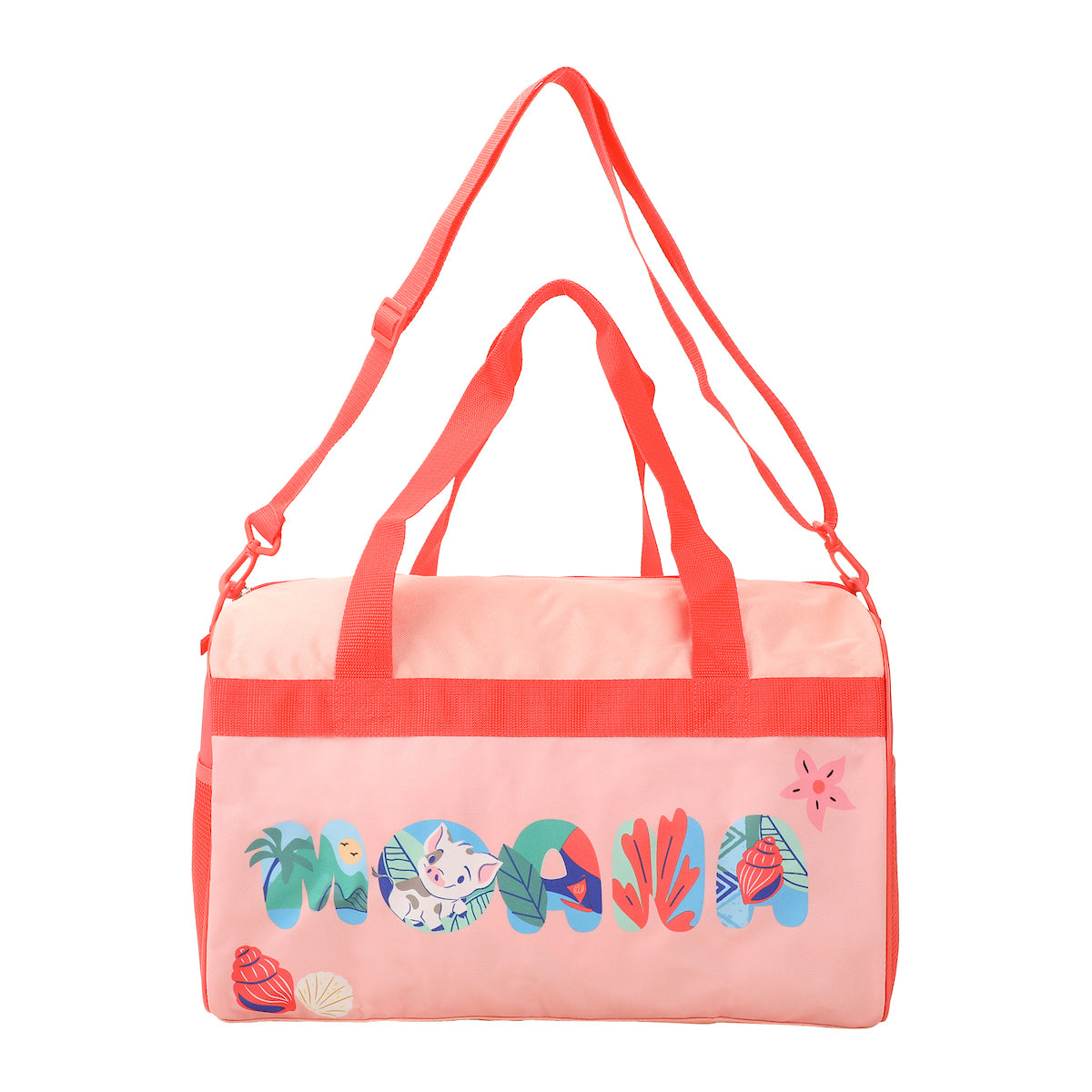 Moana Pua & Moana Tropical Print Youth 4-Piece Carry On Luggage Travel Set