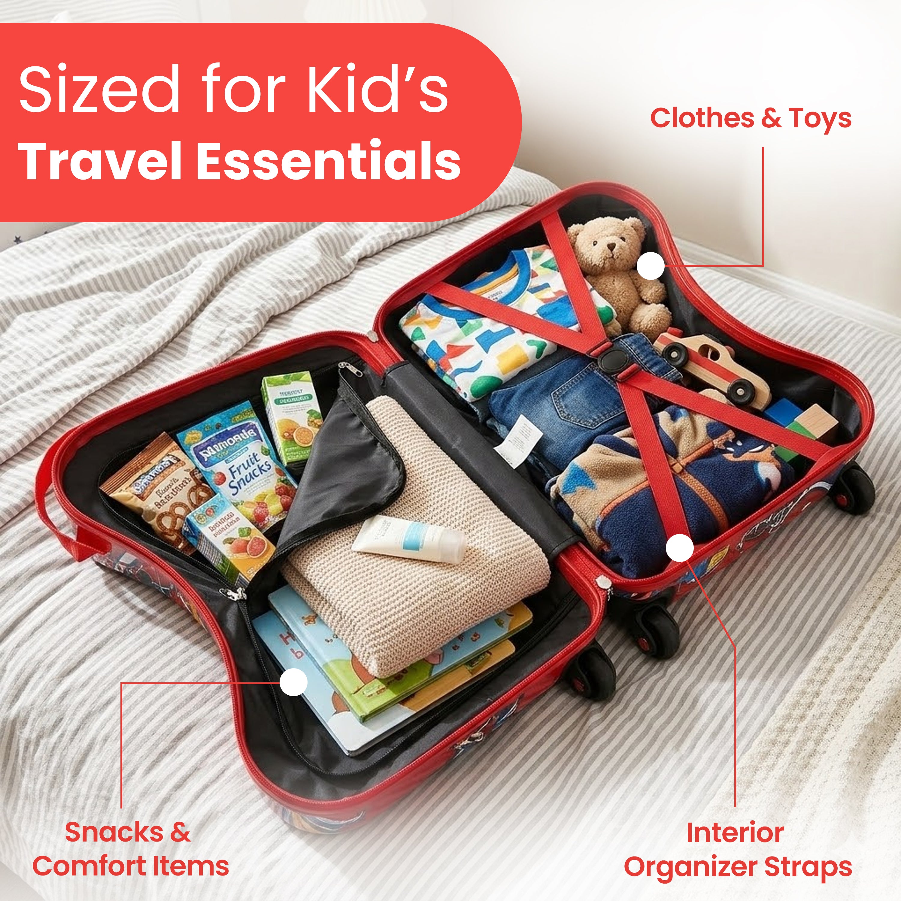 Spider-Man All-Over Print 18" Ride-On Luggage