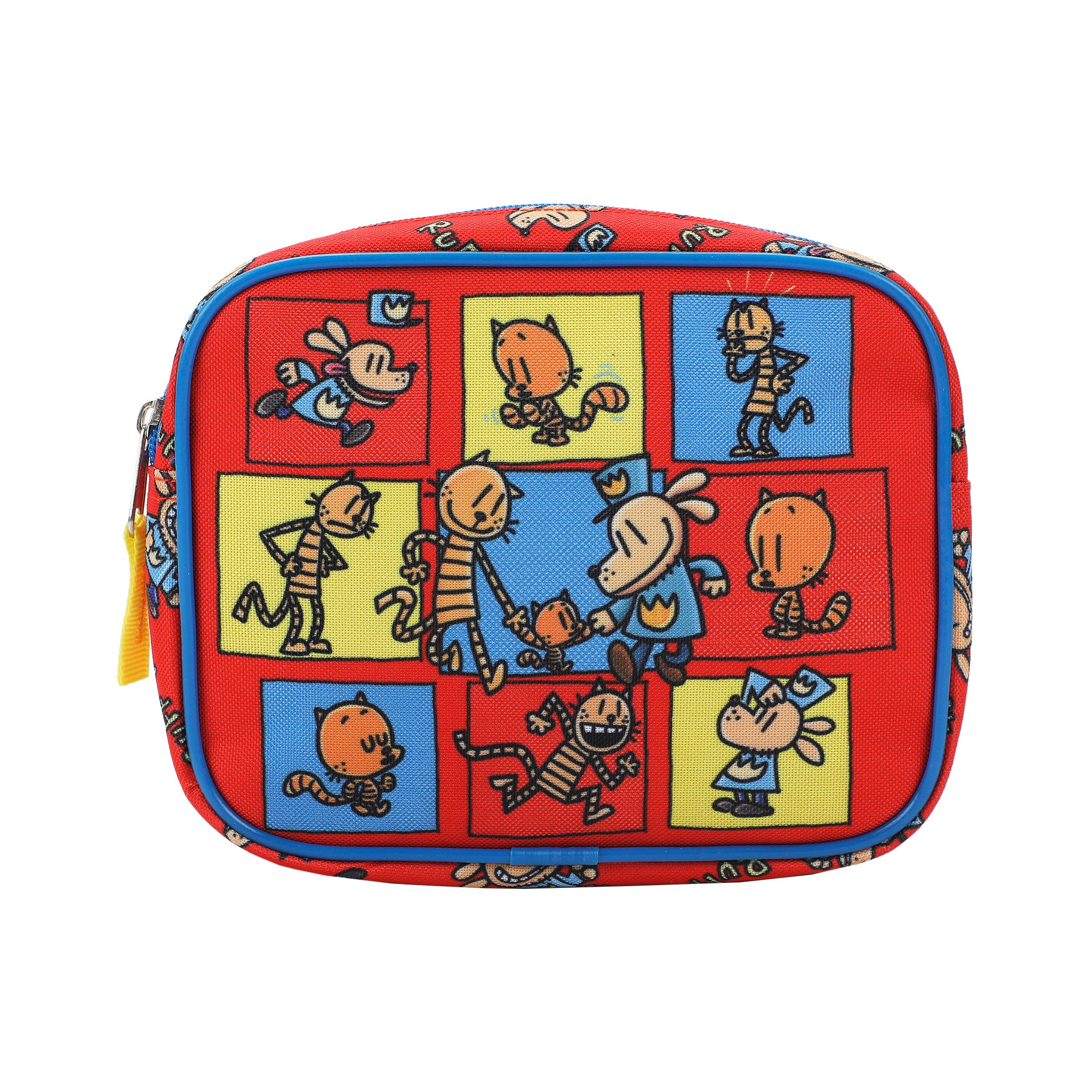 Dog Man Character Squares 4-Piece Youth Travel Set Carry on luggage
