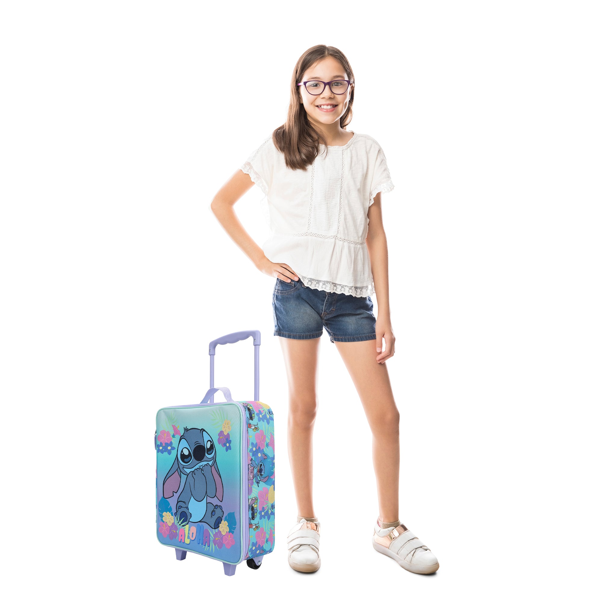 Lilo & Stitch Aloha Stitch 14" Youth Blue Pilot Case