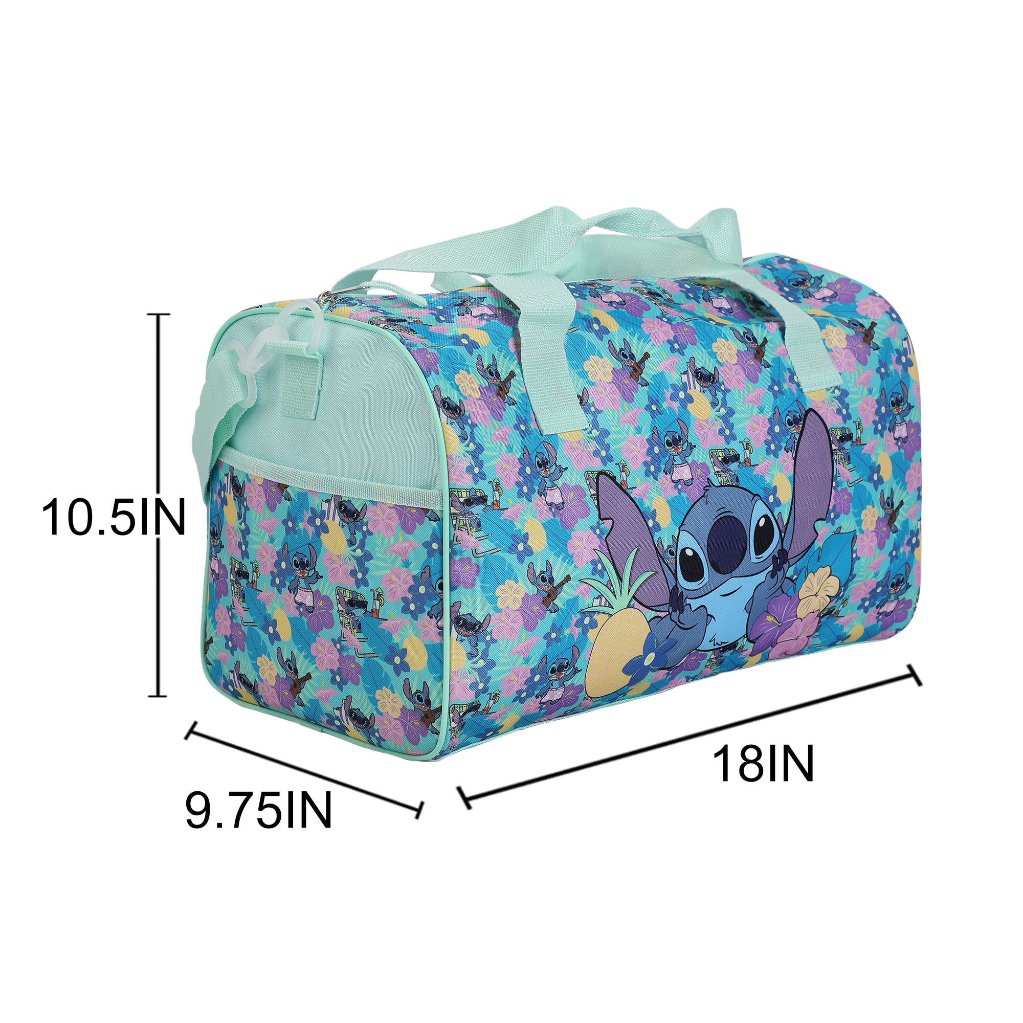 Disney's Stitch Kids' 14" 4-Piece Travel Value Set Carry on Luggage