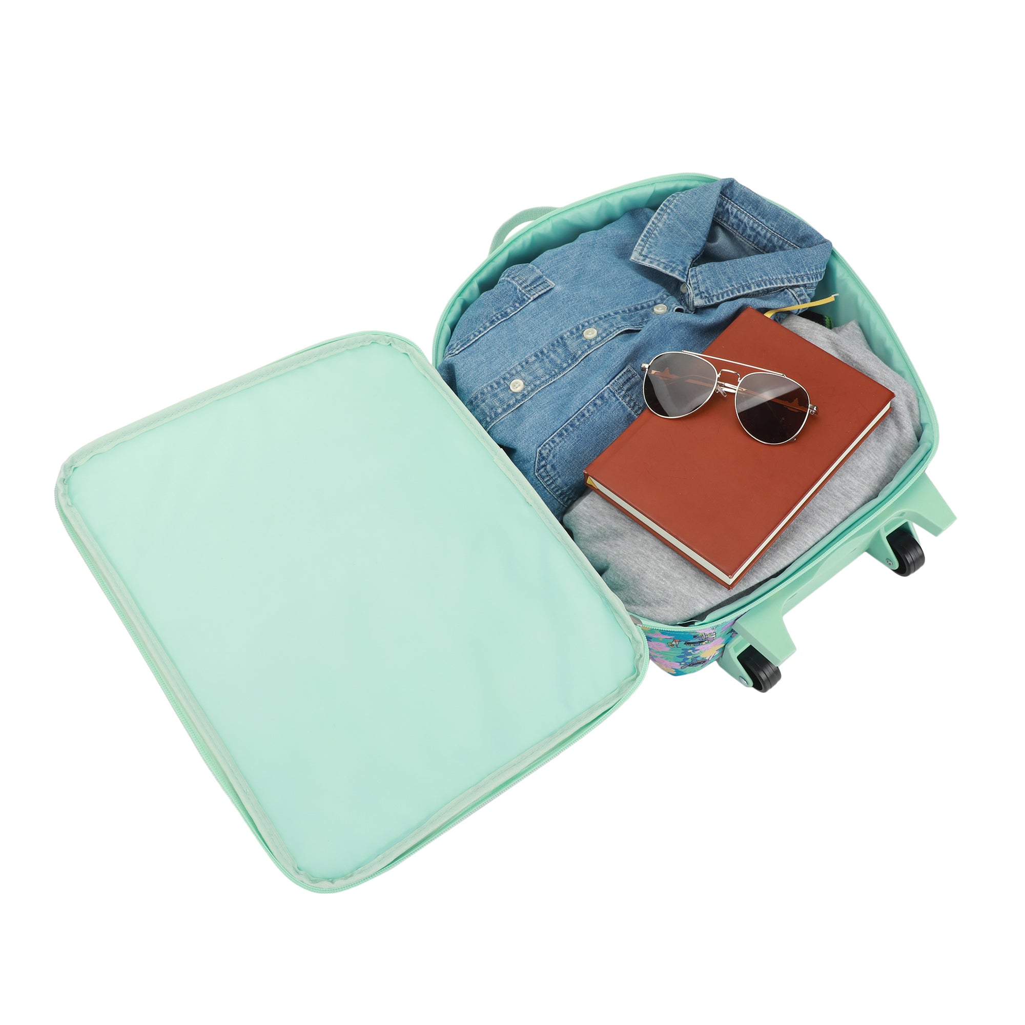 Disney's Stitch Kids' 14" 4-Piece Travel Value Set Carry on Luggage