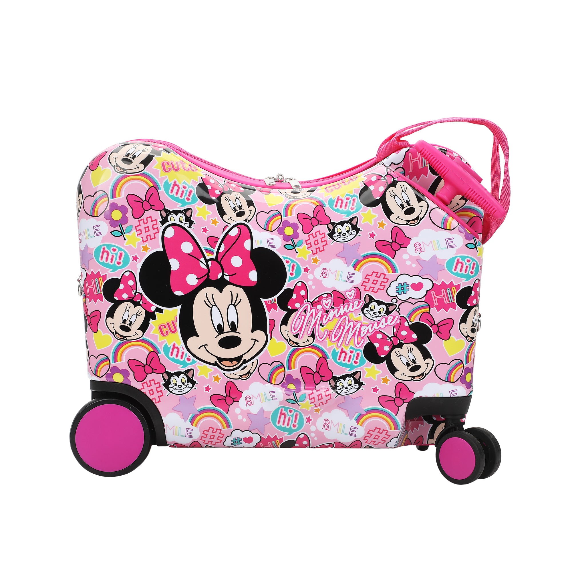 Minnie Mouse Ride-On 18" Suitcase For Kids & Toddlers