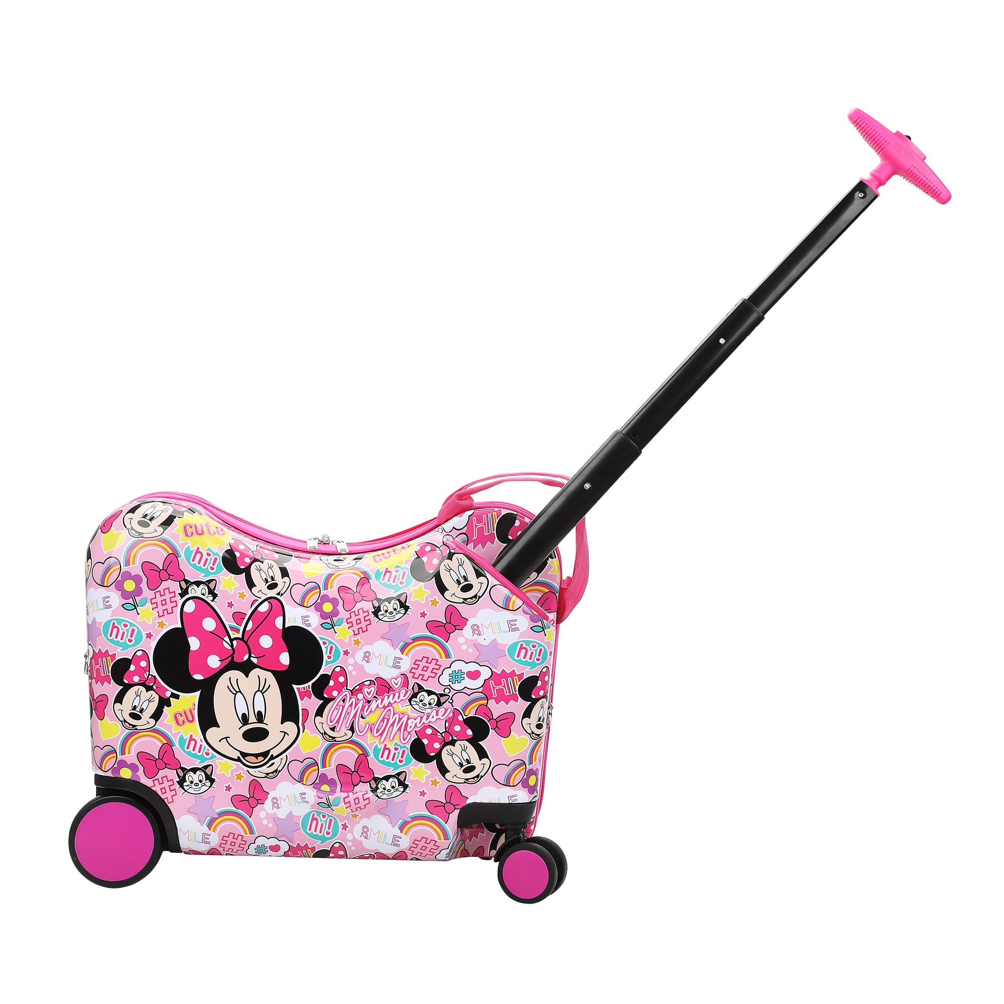 Minnie Mouse Ride-On 18" Suitcase For Kids & Toddlers