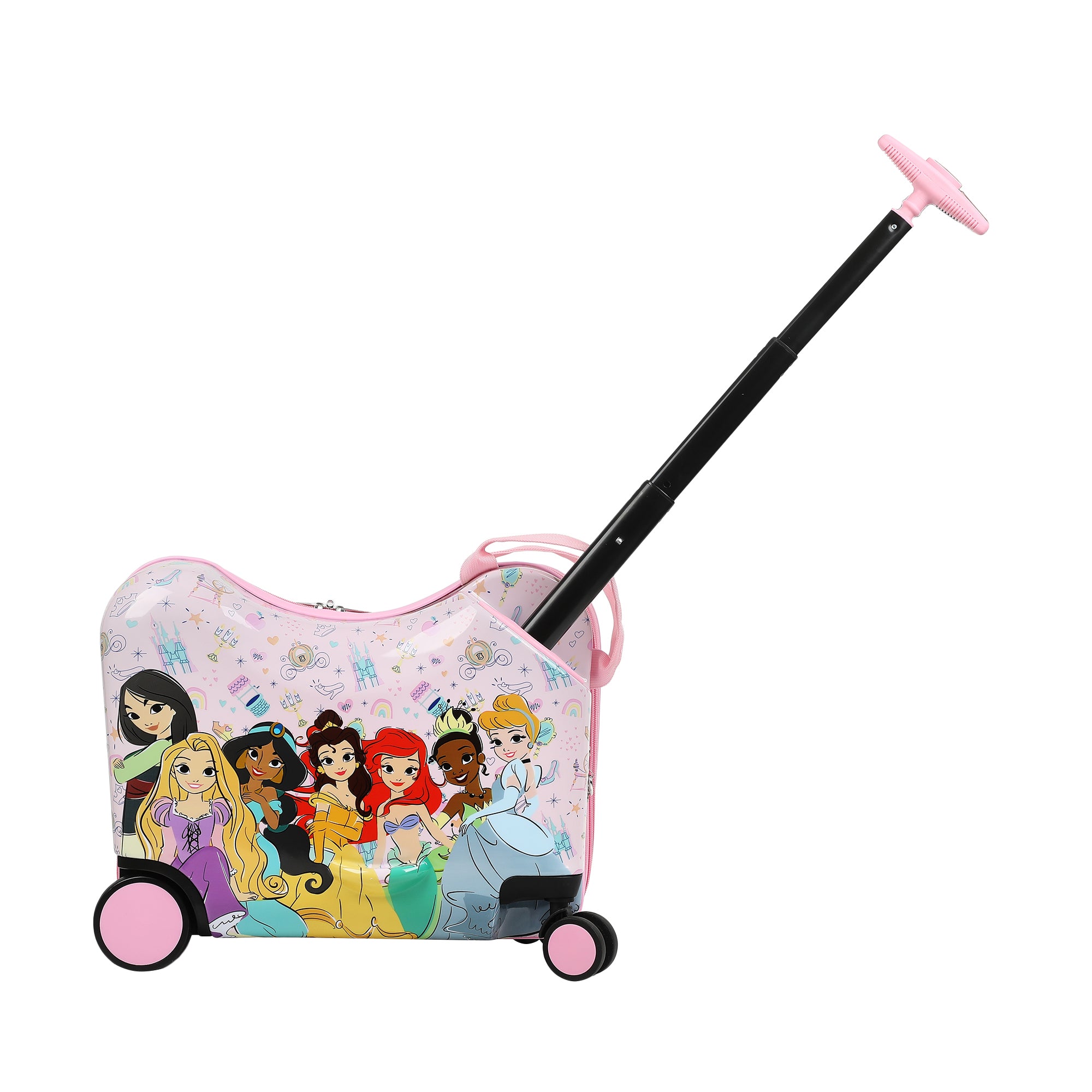 Disney Princesses Ride-On 18" Suitcase For Kids & Toddlers