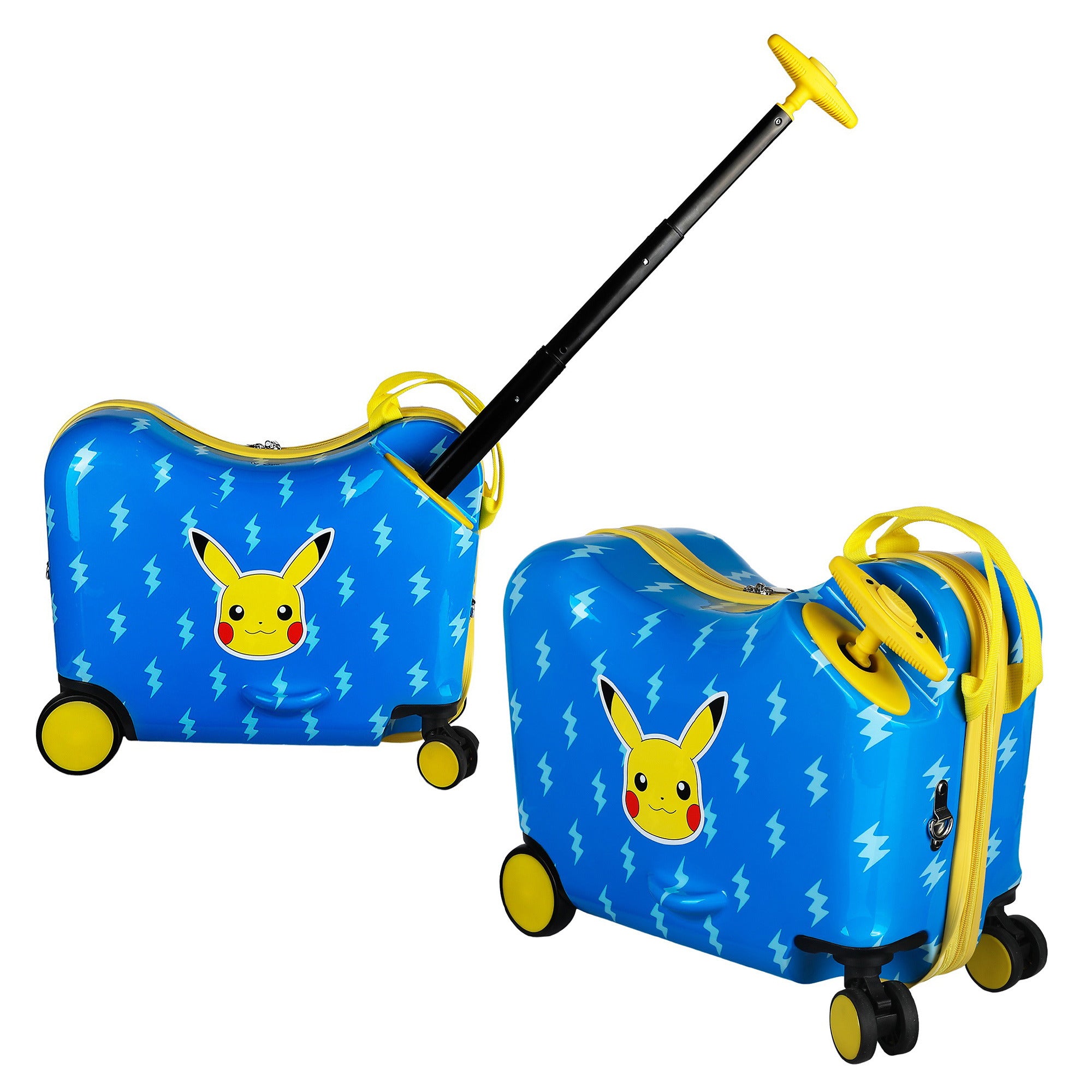 Pokemon Pikachu Ride-On Kids 15" Suitcase Luggage for Travel and Adventures
