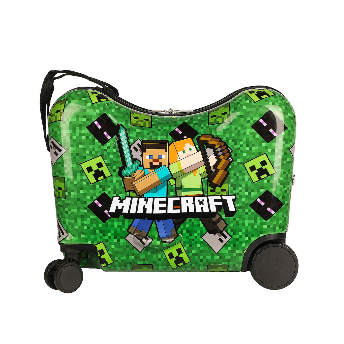 Minecraft Steve & Alex Green 15" Ride-On Luggage