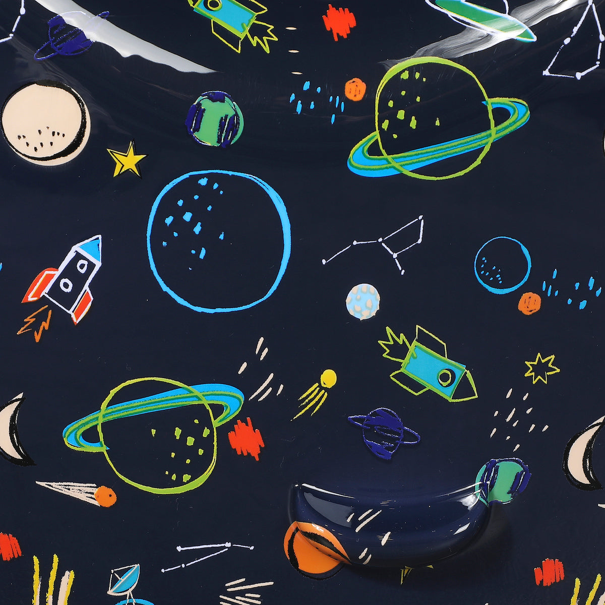 Viggio Travel To Space Ride-On 18” Suitcase For Kids & Toddlers