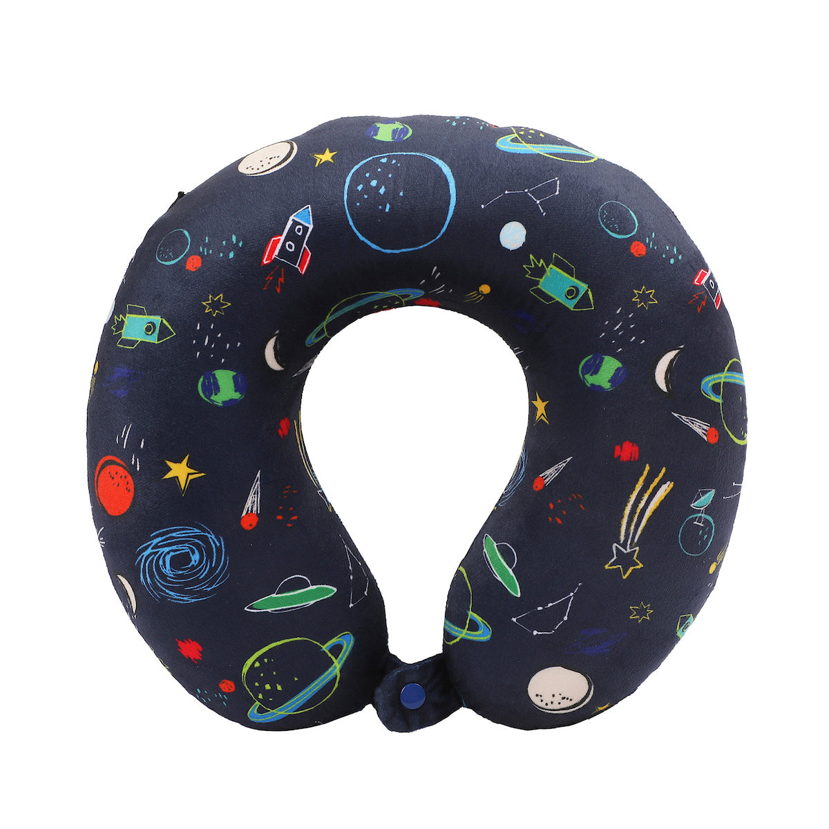 Viggio Space Printed 2-Wheel Suitcase with Backpack and Neck Pillow (3-Pc Set)