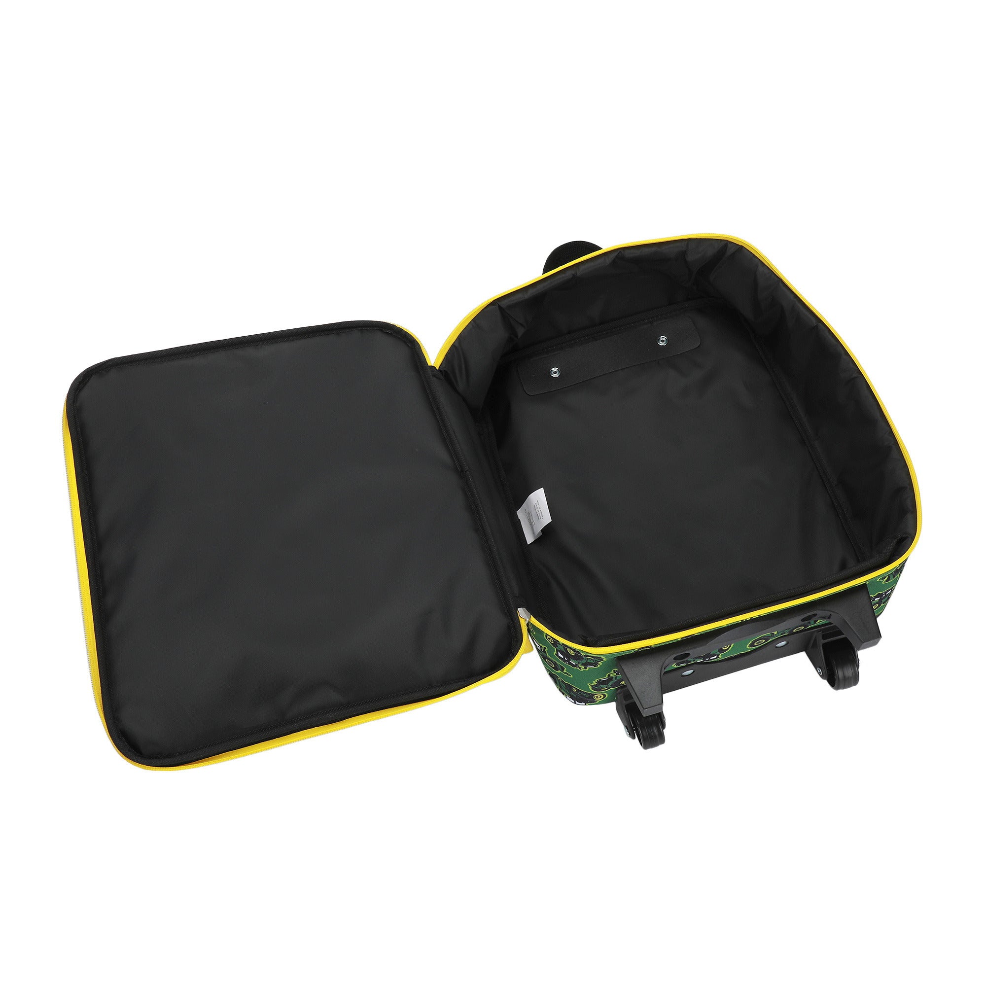 John Deere 4-Piece 14" Pilot Case Luggage Set for Kids, Green/Yellow Travel Set