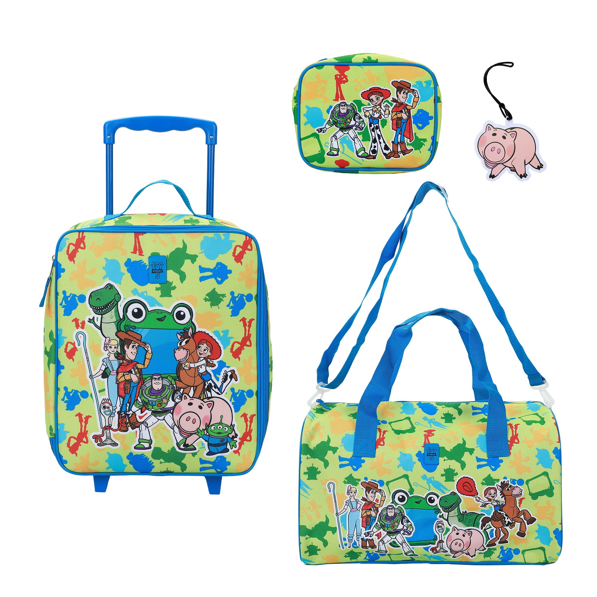 Toy Story Kids 14-Inch Pilot Case Luggage Set with Duffle Bag, Utility – Bioworld