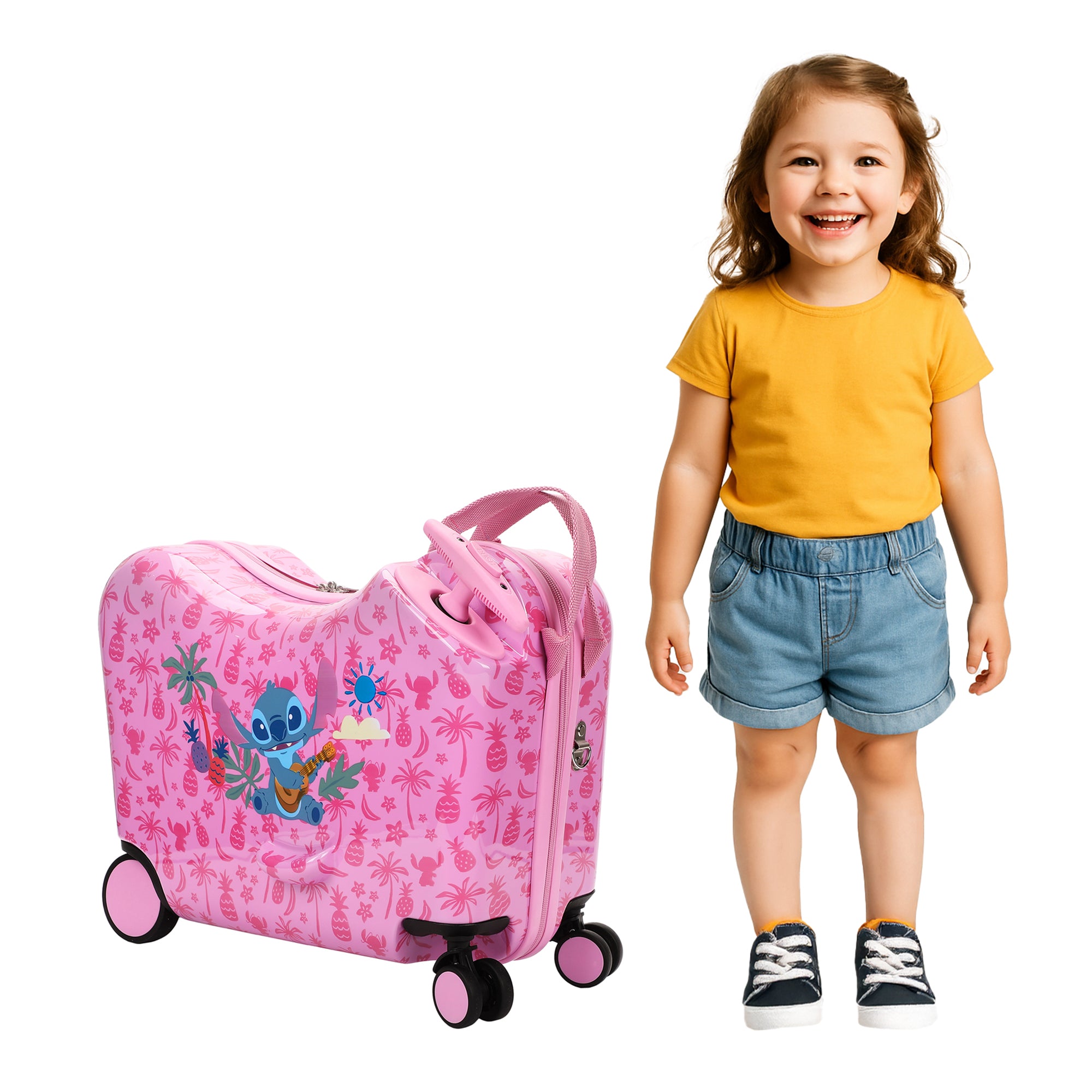 Lilo & Stitch Tropical Stitch Ride-On Luggage For Kids & Toddlers