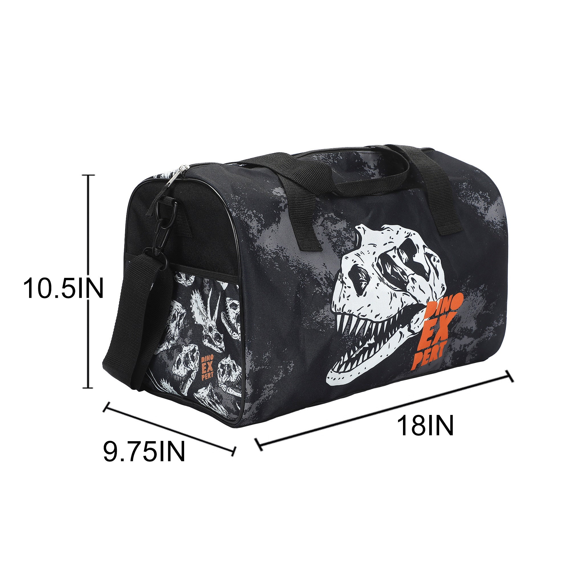 Dinosaur Kids 14" Pilot Case Set with Duffle, Utility Case & Luggage Tag for Travel