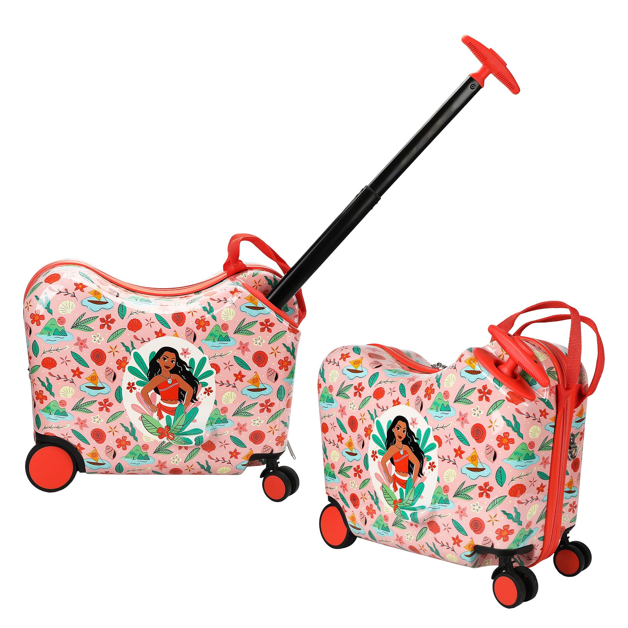Moana Adventure 15-Inch Kids Ride-On Spinner Suitcase