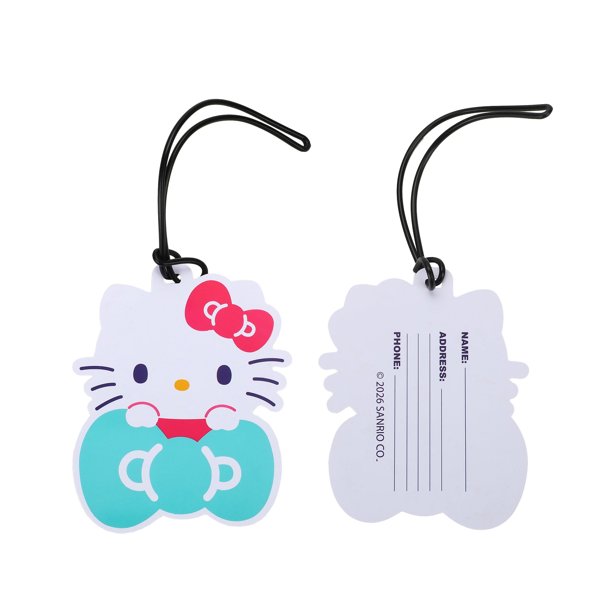 Hello Kitty Kids' 4-Piece Travel Set With Suitcase, Duffle Bag, Toiletries Case, and Luggage Tag