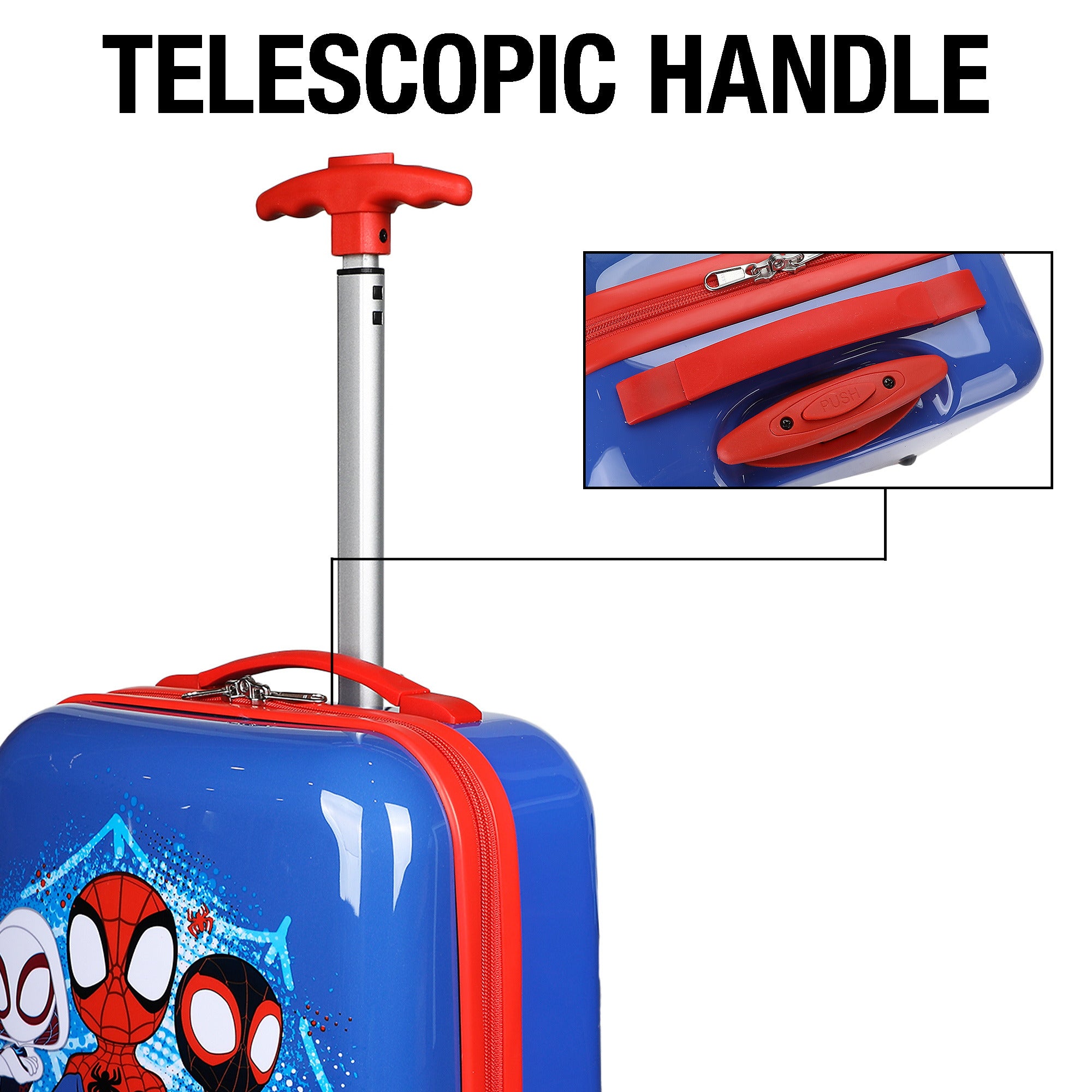 Spidey and His Amazing Friends Hero Group Shot Youth 2-Wheel Luggage