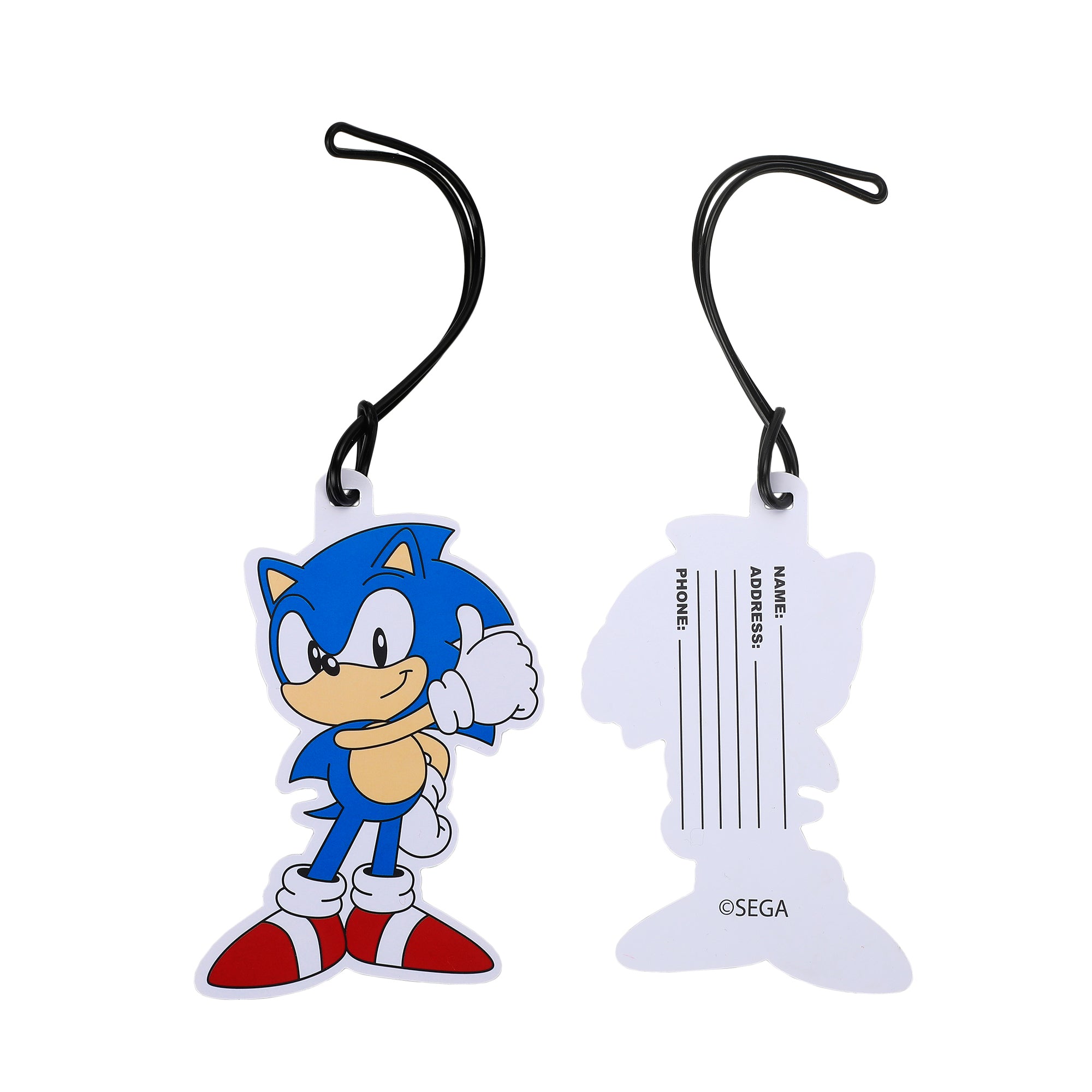 Sonic the Hedgehog Kids' 4-Piece Travel Set With Suitcase, Duffle Bag, Toiletries Case, and Luggage Tag