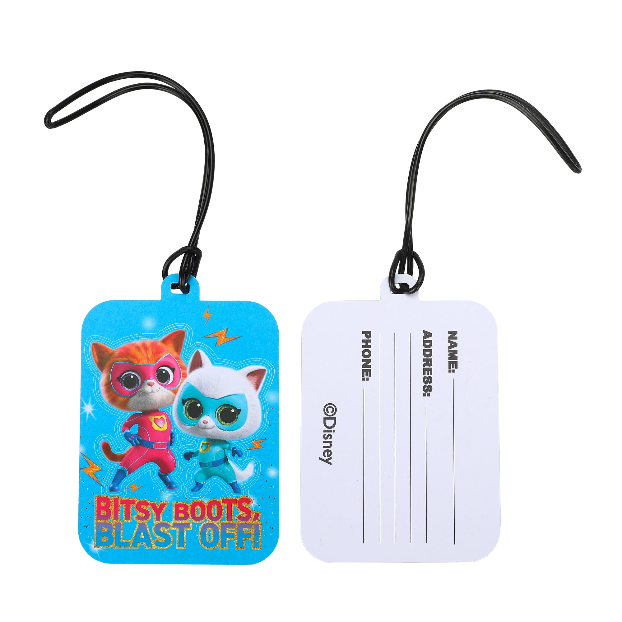 SuperKitties Kids' 4-Piece Travel Set With Suitcase, Duffle Bag, Toiletries Case, and Luggage Tag