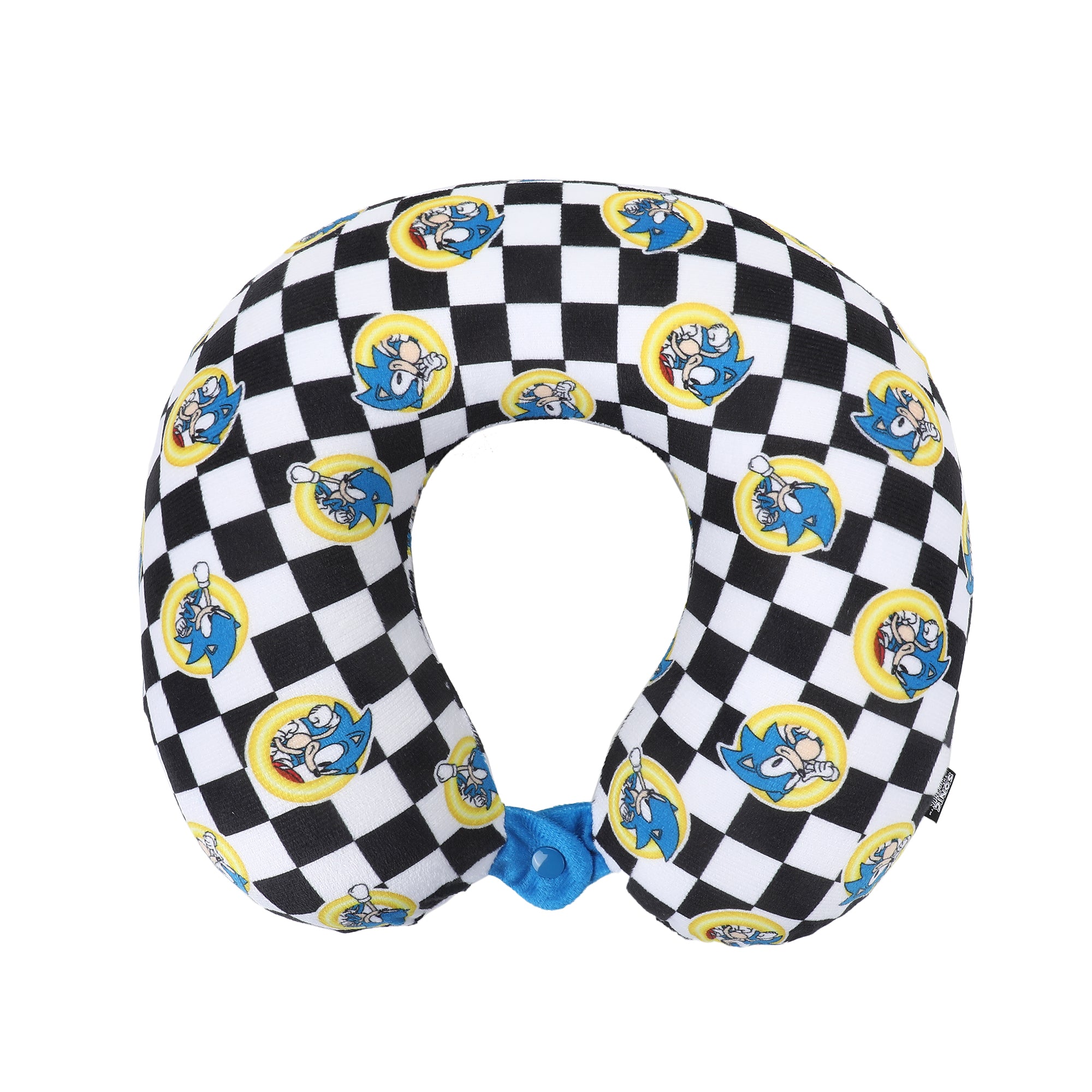 Sonic the Hedgehog Kids' 3-Piece Travel Set With Luggage, Backpack, and Neck Pillow