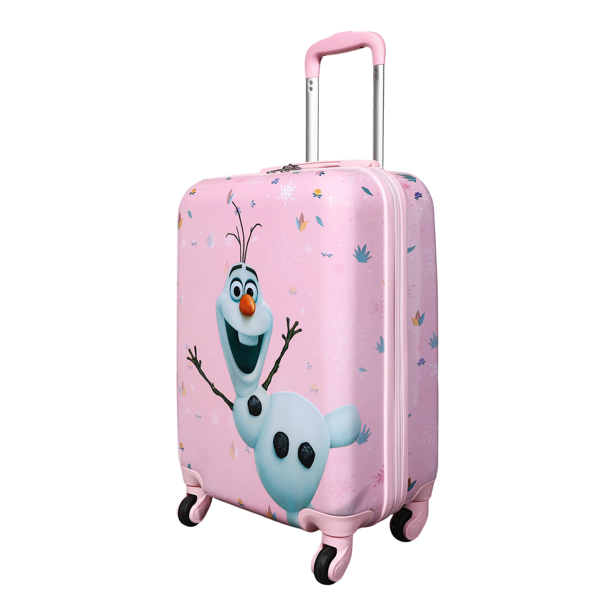 Frozen Olaf Pink Kids Luggage for Travel and School Trips