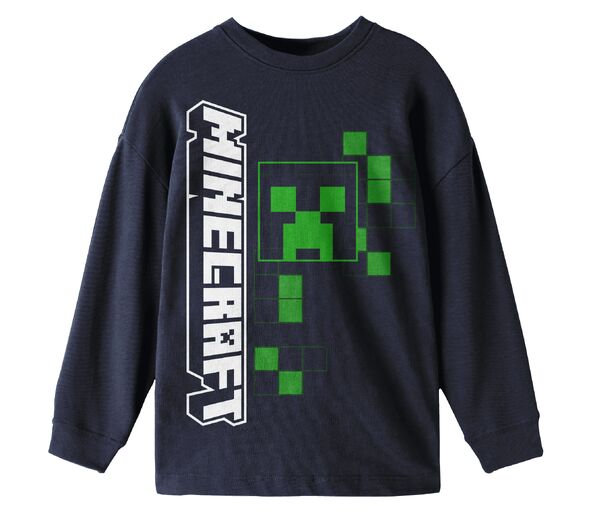Minecraft Create Explore Survive Boy’s 3-Pack Crew Neck Long Sleeve Shirts