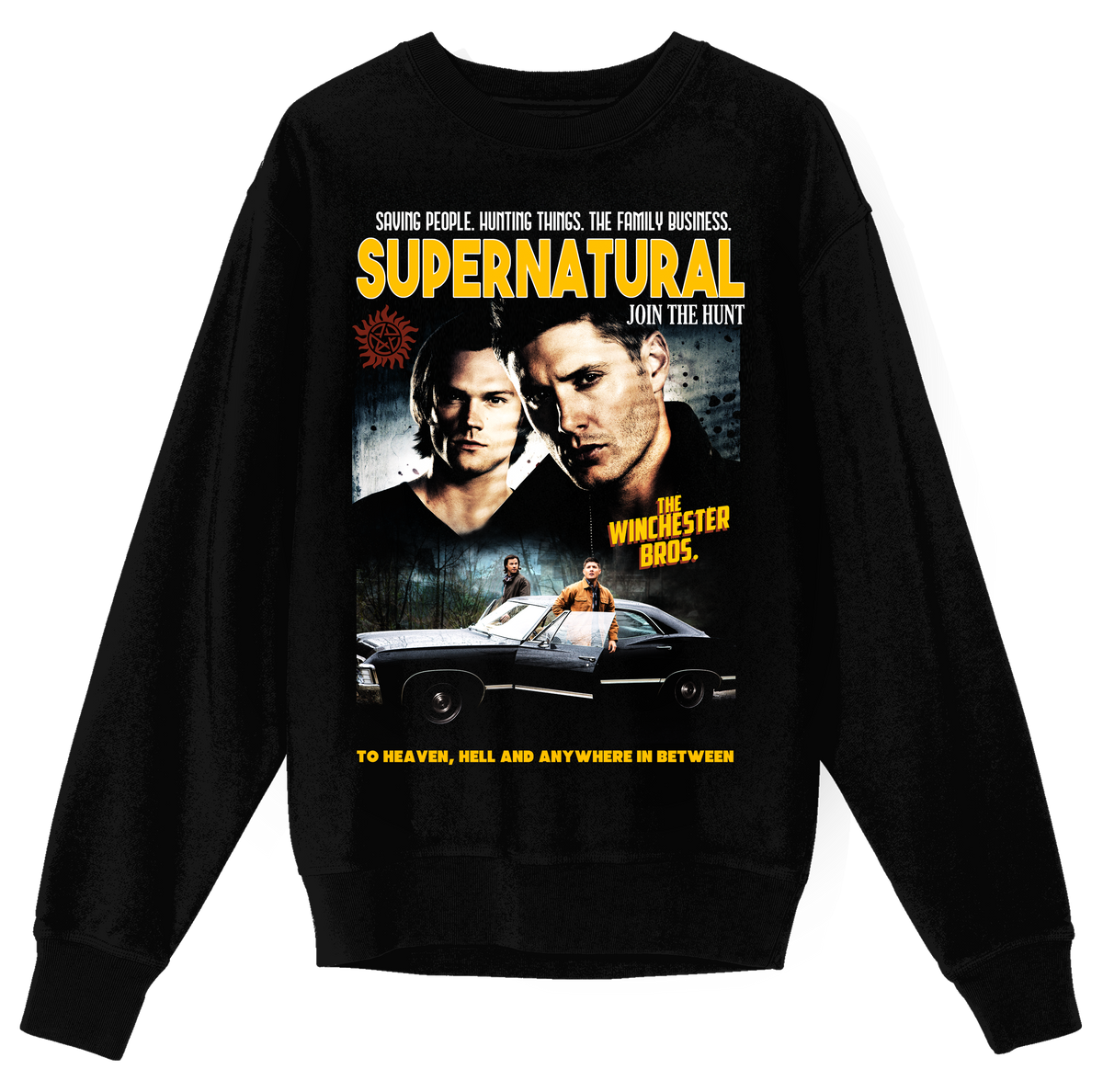 Supernatural Winchester Bros Sweatshirt For Adult Fans