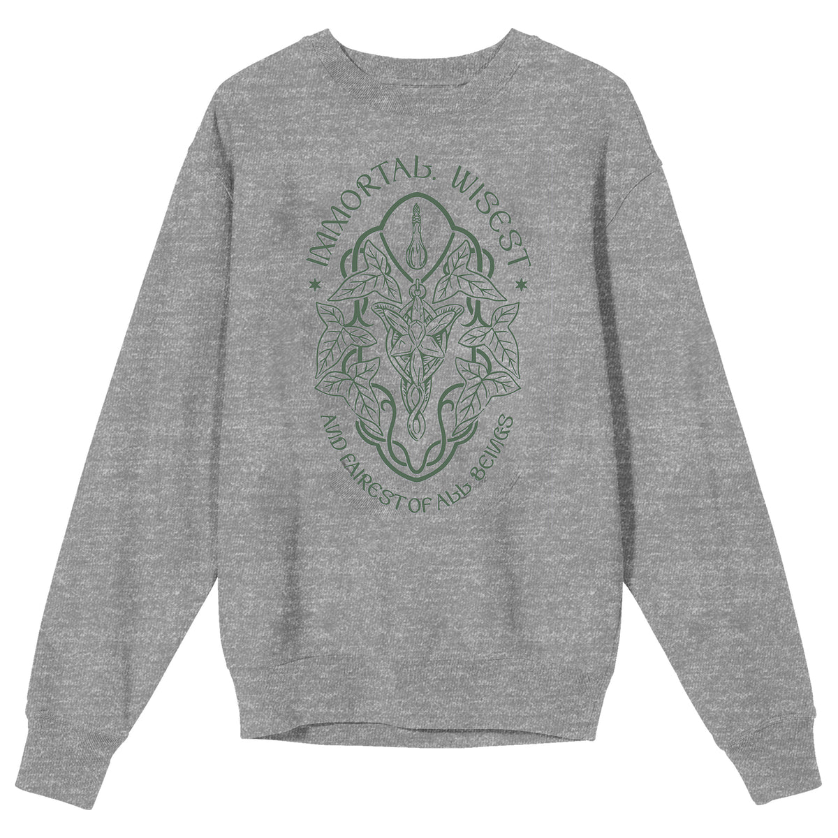 Lord Of The Rings Immortal Wisest Fairest Sweatshirt for Adults