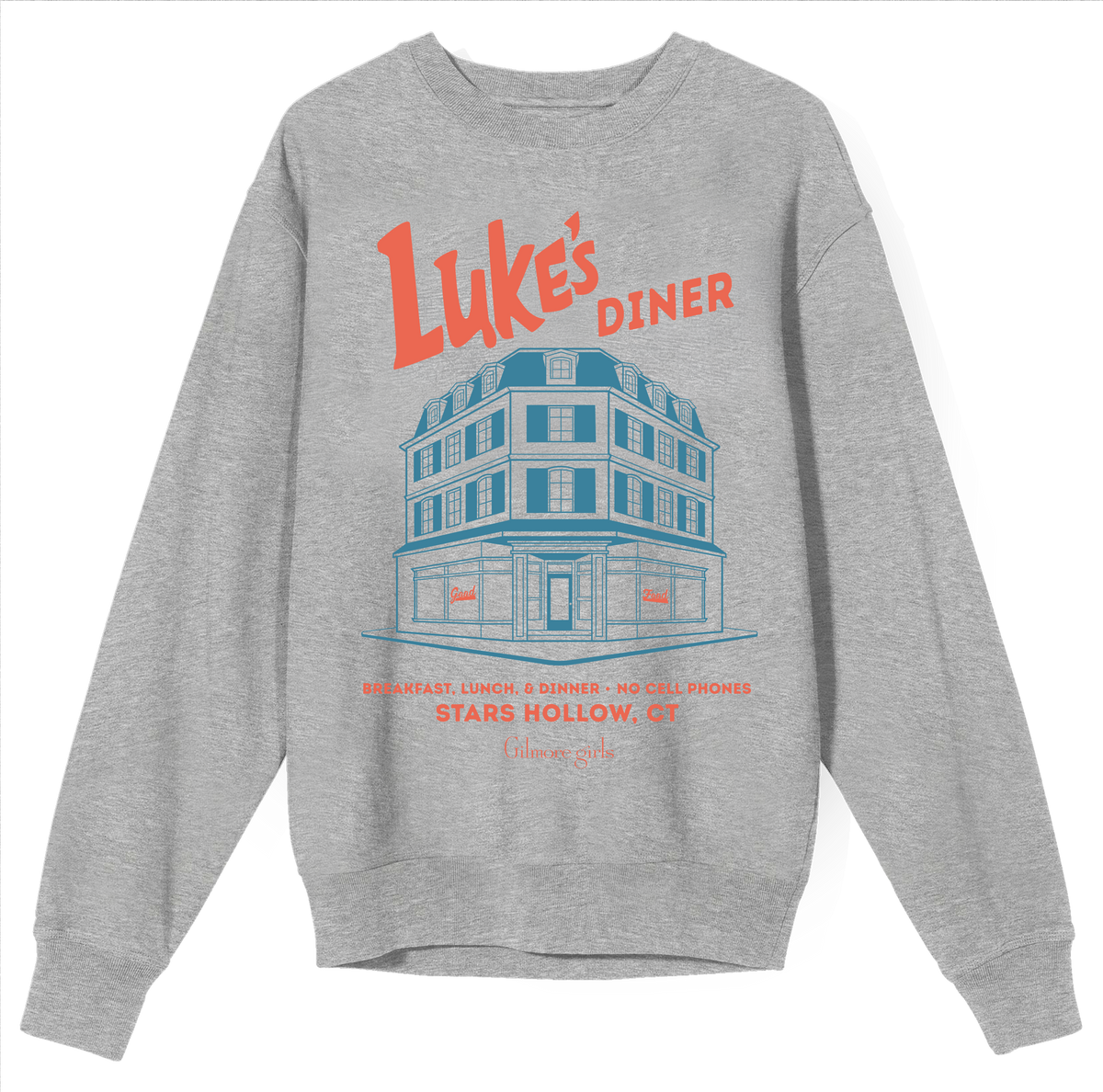 Gilmore Girls Luke Diner Building Sweatshirt for Adult Fans